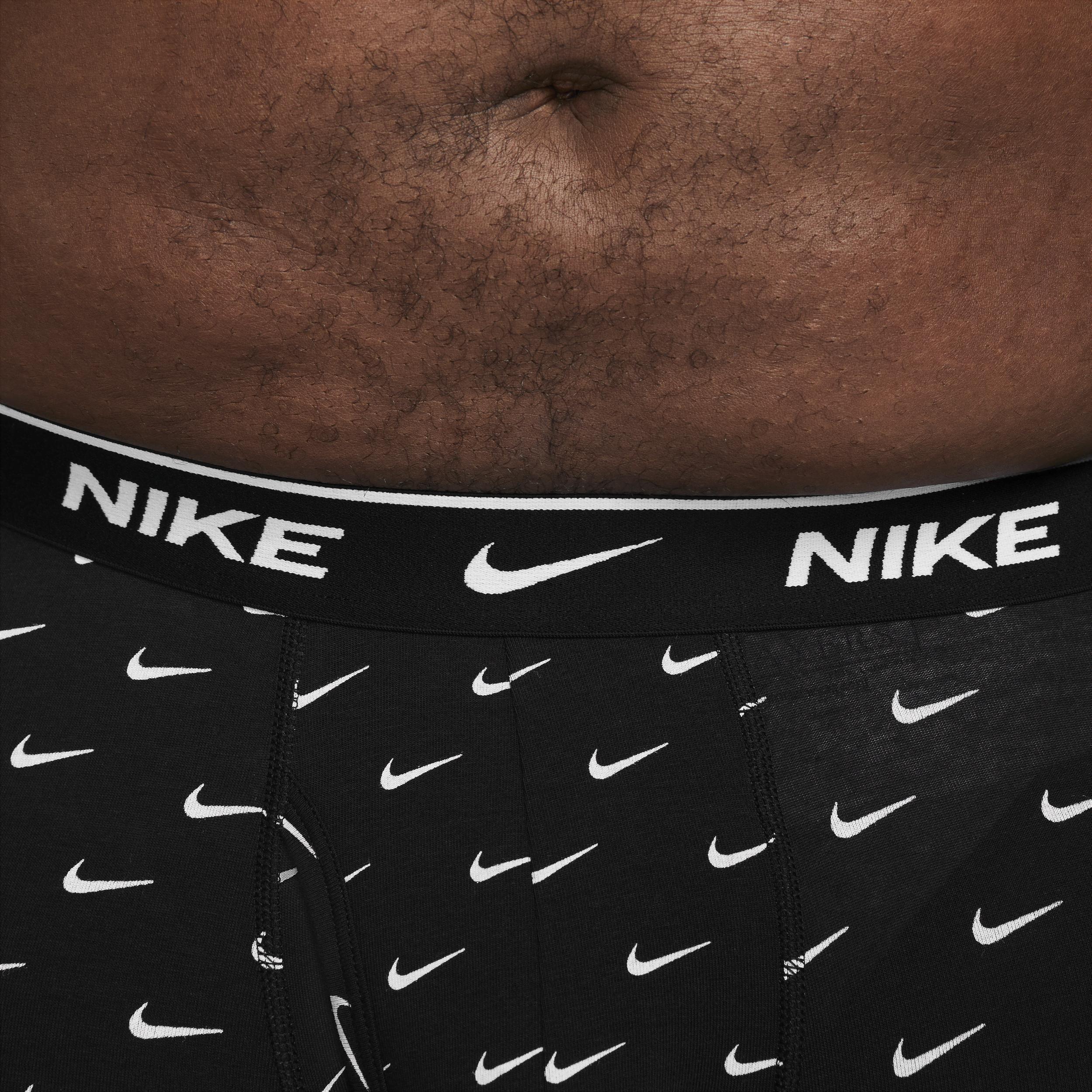 Nike Men's Dri-FIT Essential Cotton Stretch Boxer Briefs (3-Pack) Product Image