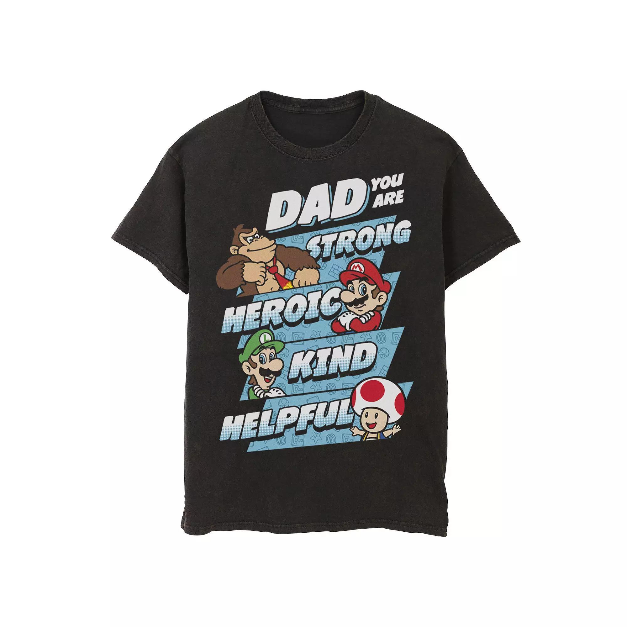 Men's Nintendo Super Mario Dad You Are Tee,  Product Image