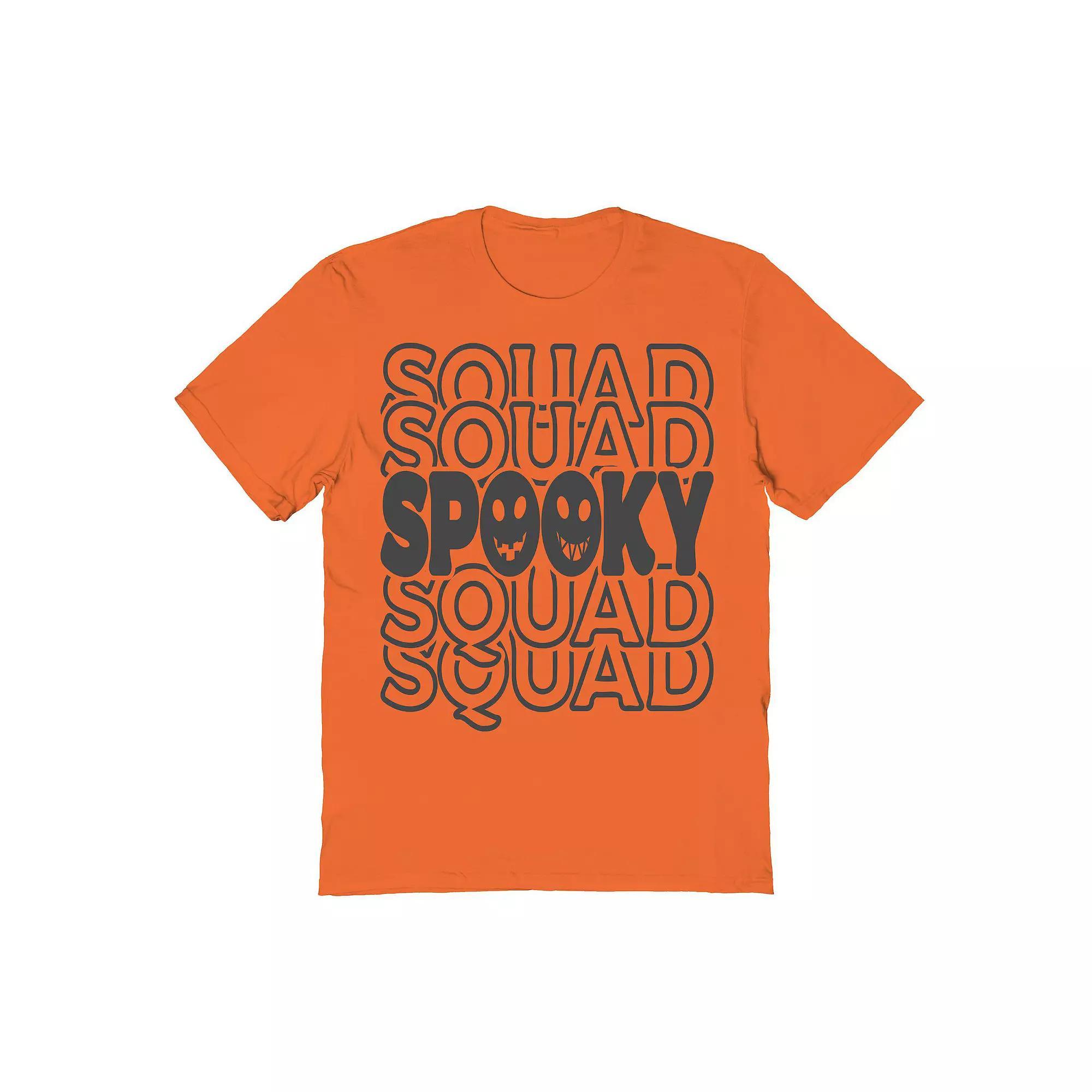 Men's Halloween Family Spooky Halloween Graphic Tee, Size: Large, Orange Product Image