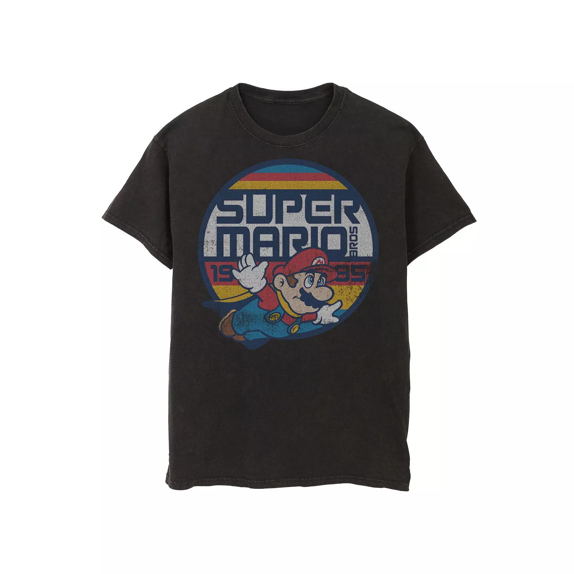 Men's Nintendo Super Mario Classic Retro Flying 1985 Tee,  Product Image