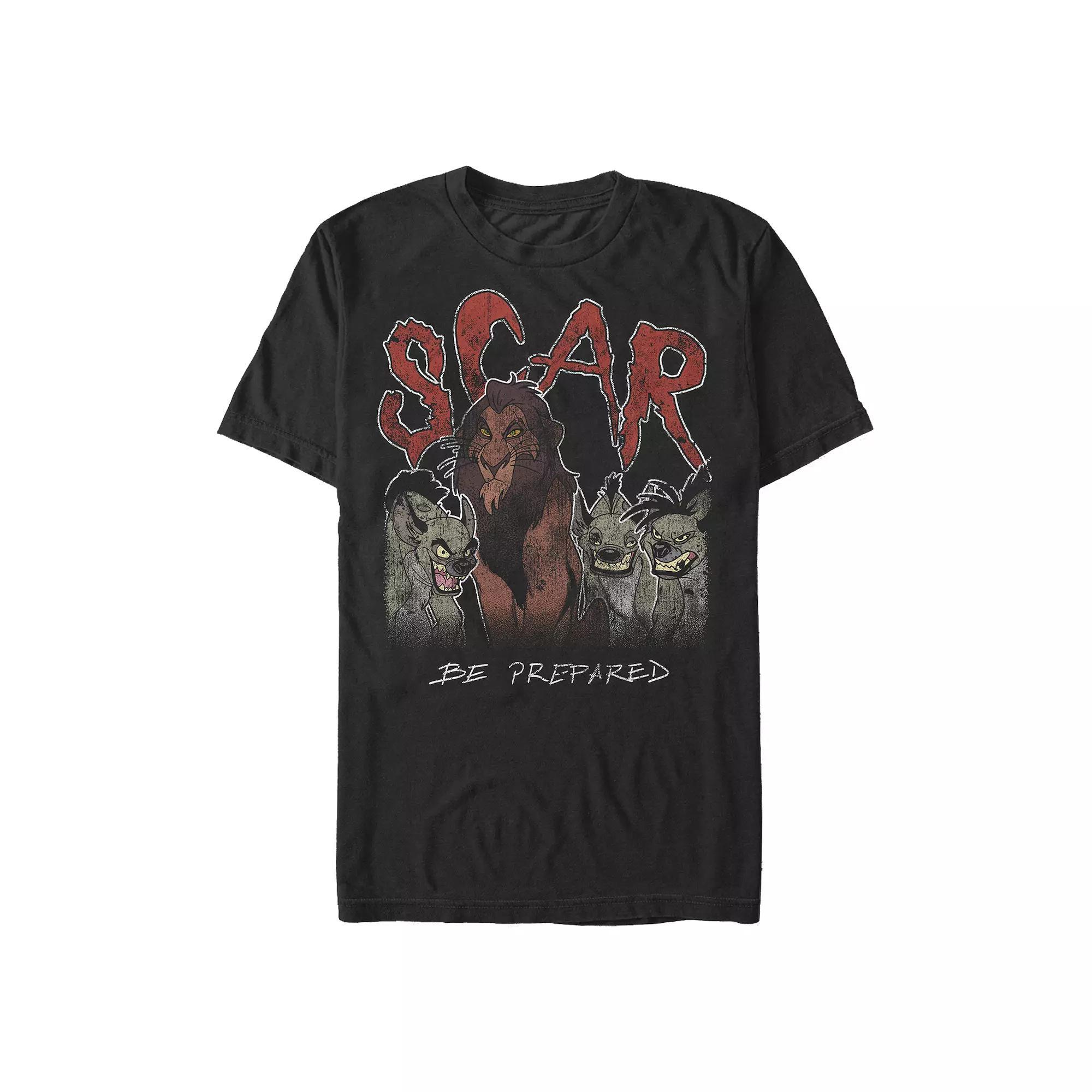 Disney's The Lion King Scar Be Prepared Men's Graphic Tee,  Product Image