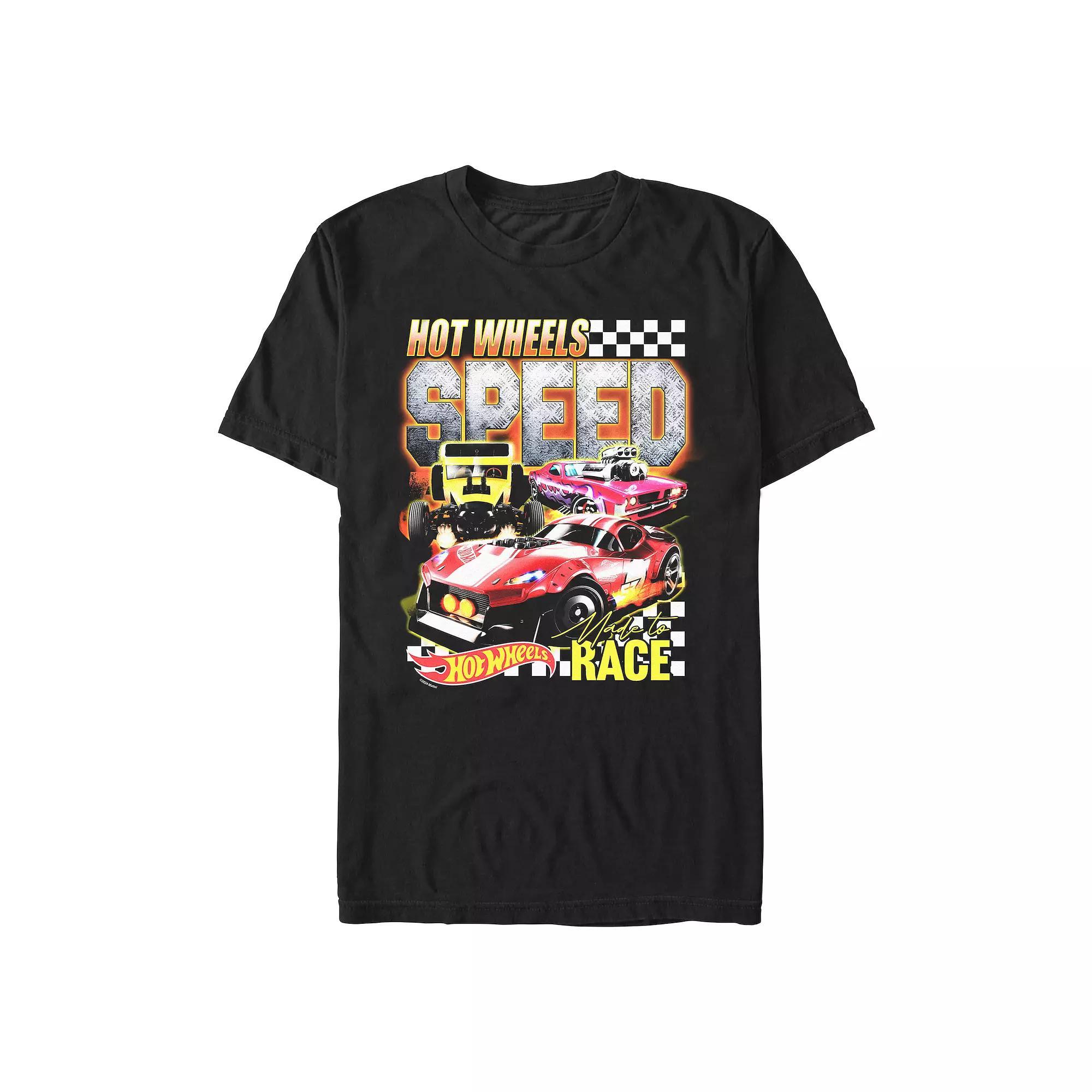 Men's Hot Wheels Speed Made To Race Graphic Tee,  Product Image