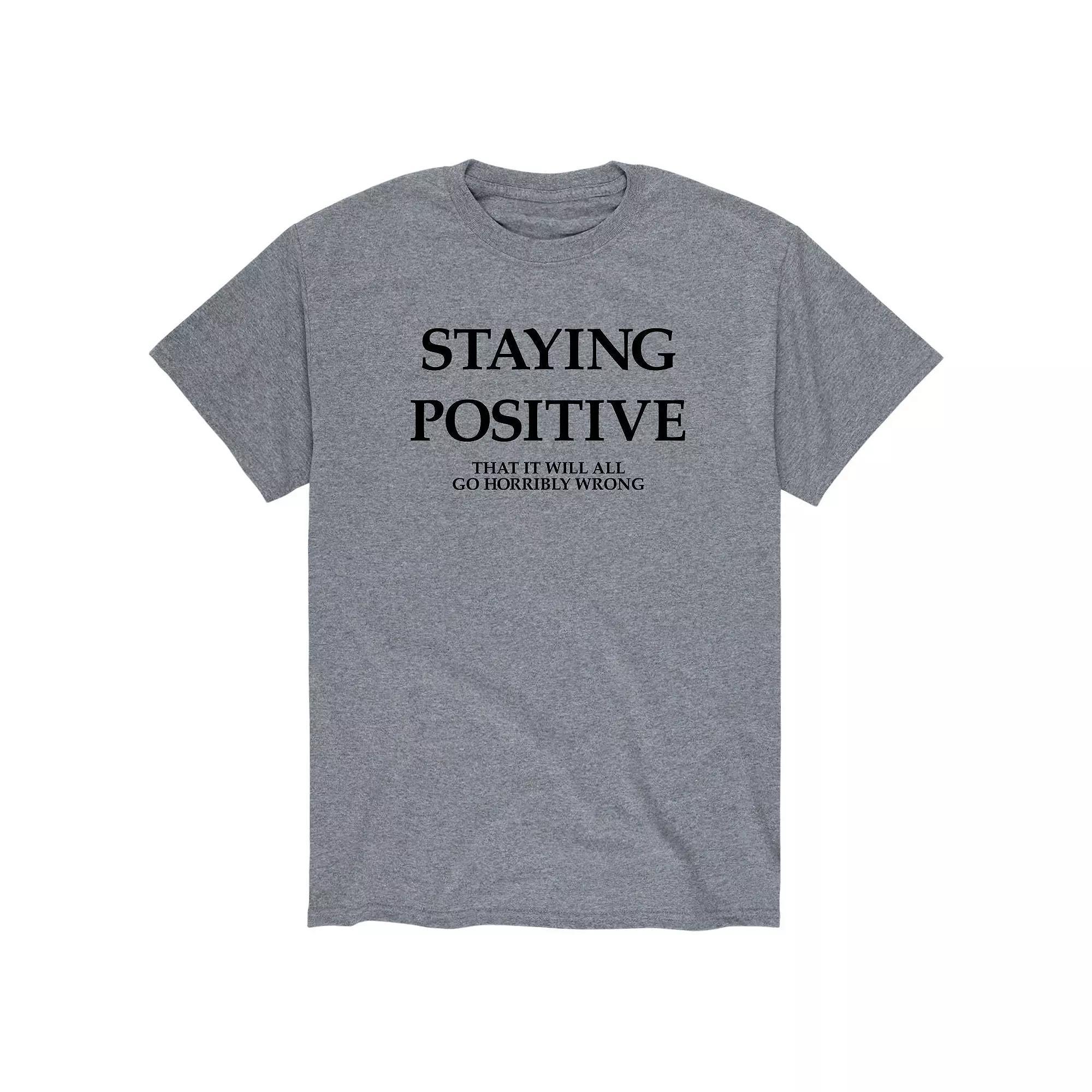 Men's Staying Positive Tee,  Product Image