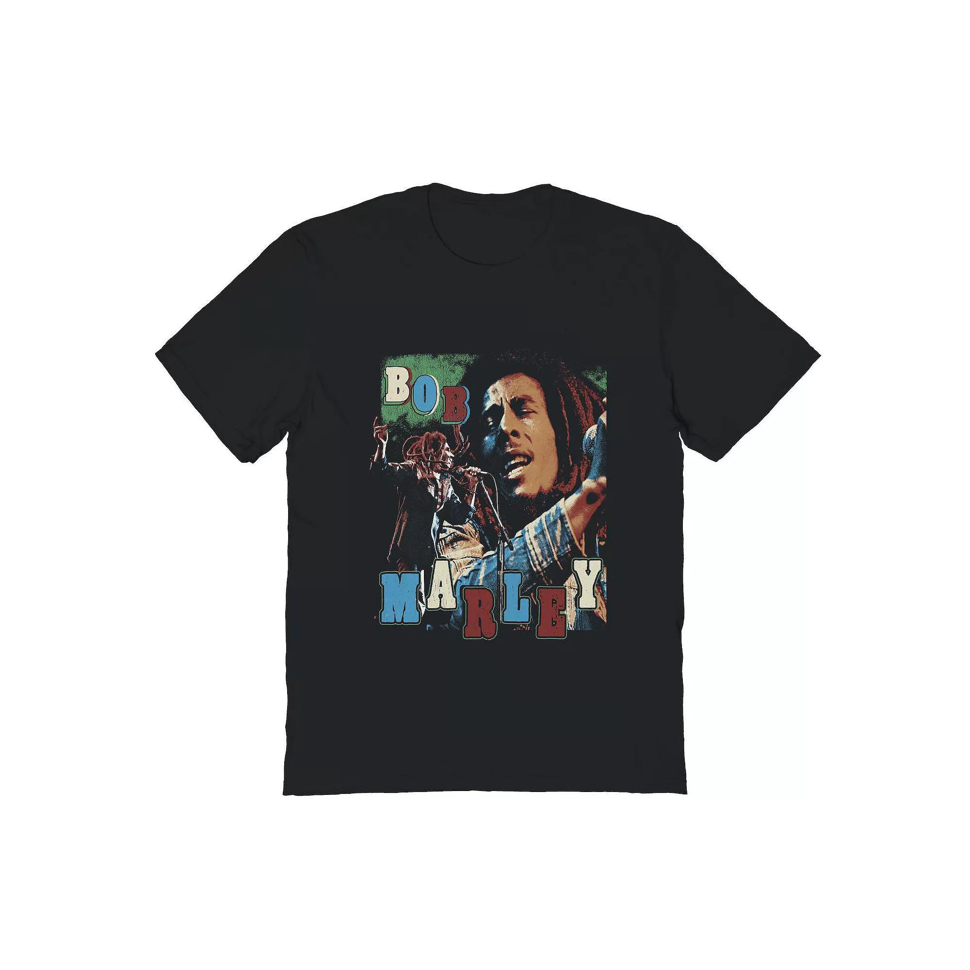 Mens Bob Marley Rootsrock Graphic Tee Product Image
