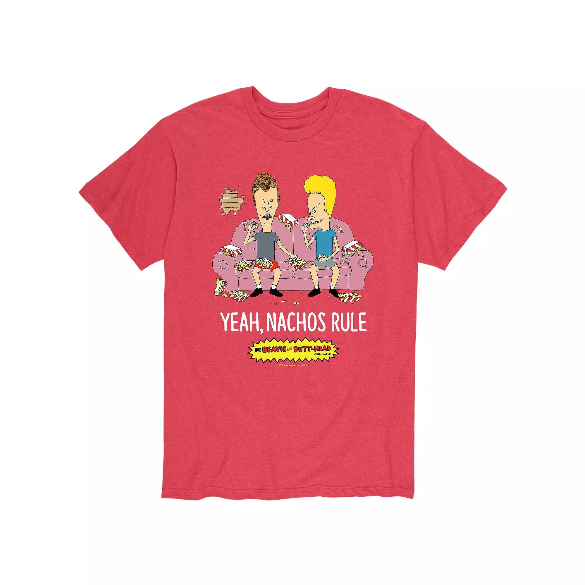 Men's Beavis & Butthead Nachos Rule Tee,  Product Image