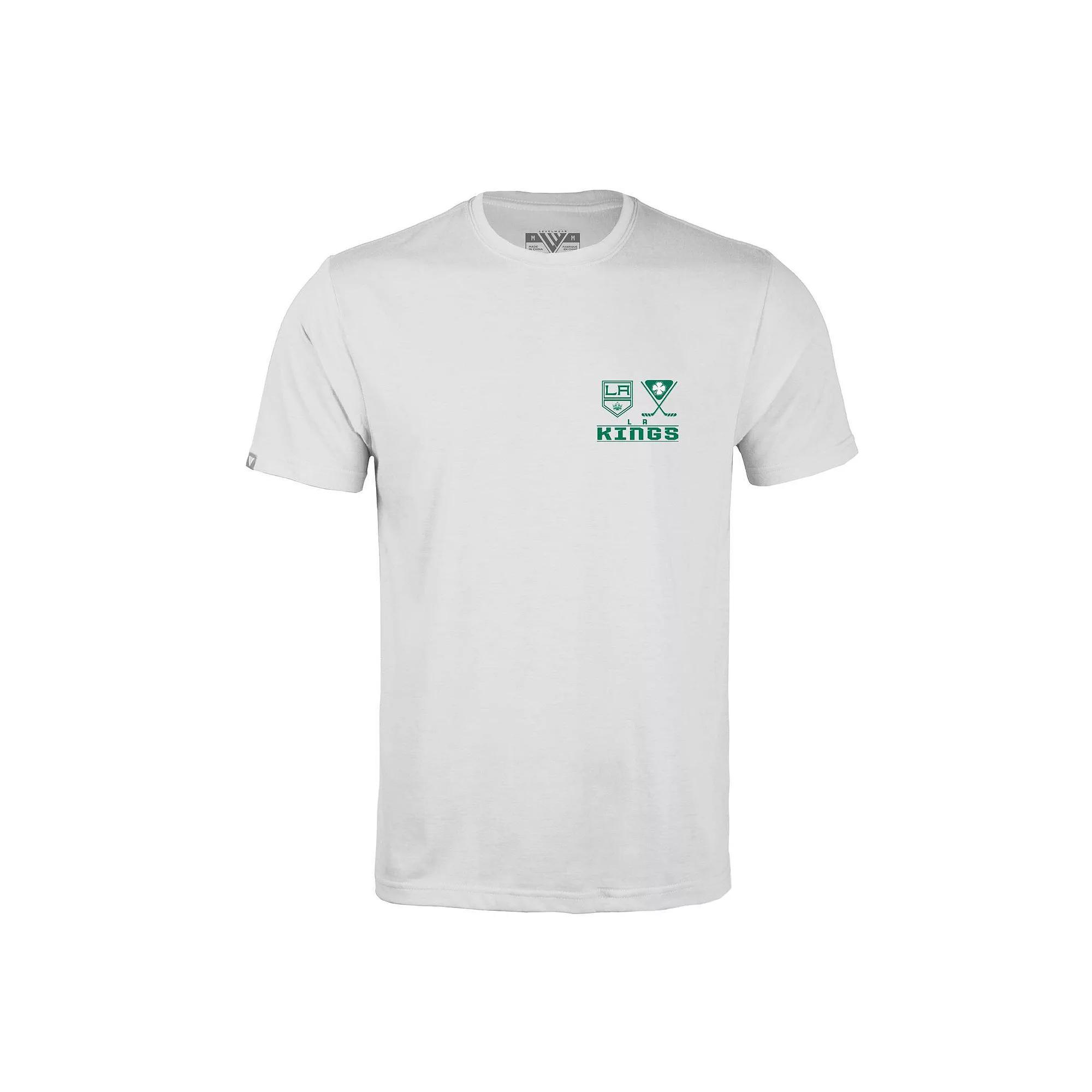 Men's Levelwear White Boston Bruins St. Patrick's Day Richmond T-Shirt,  Product Image