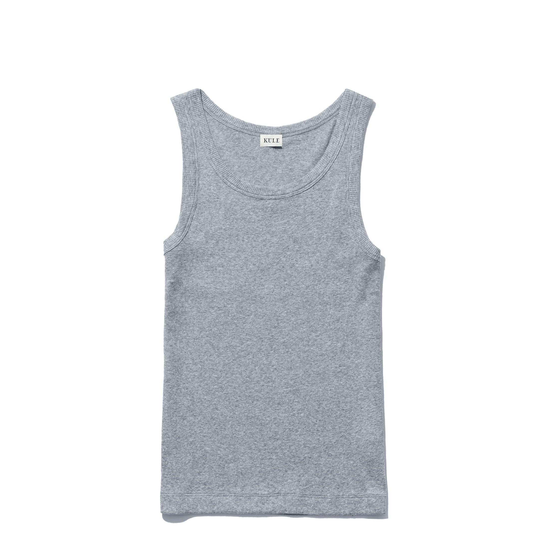 The Ribbed Lenny - Heather Grey Product Image