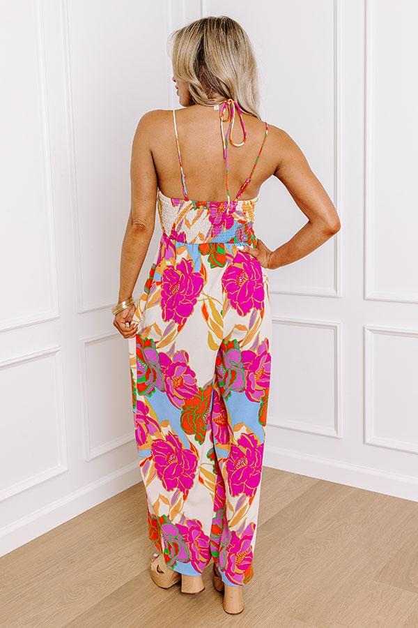 Tropicana Trendsetters Floral Jumpsuit Product Image