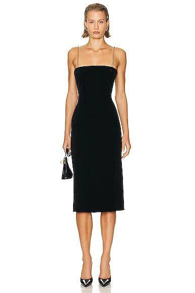 Ferragamo Strap Dress Black. (also in ). Product Image