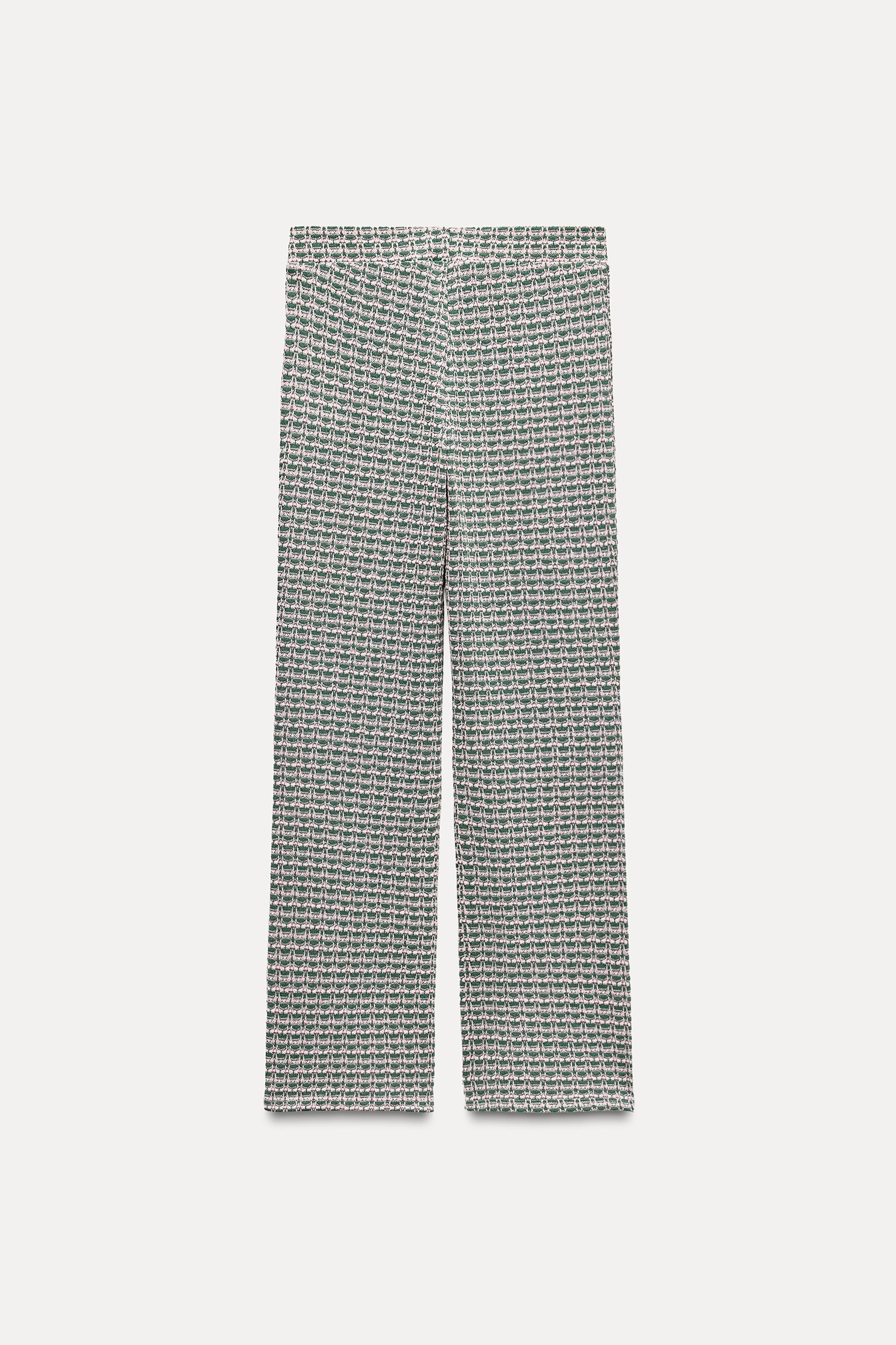 JACQUARD ANKLE PANTS Product Image