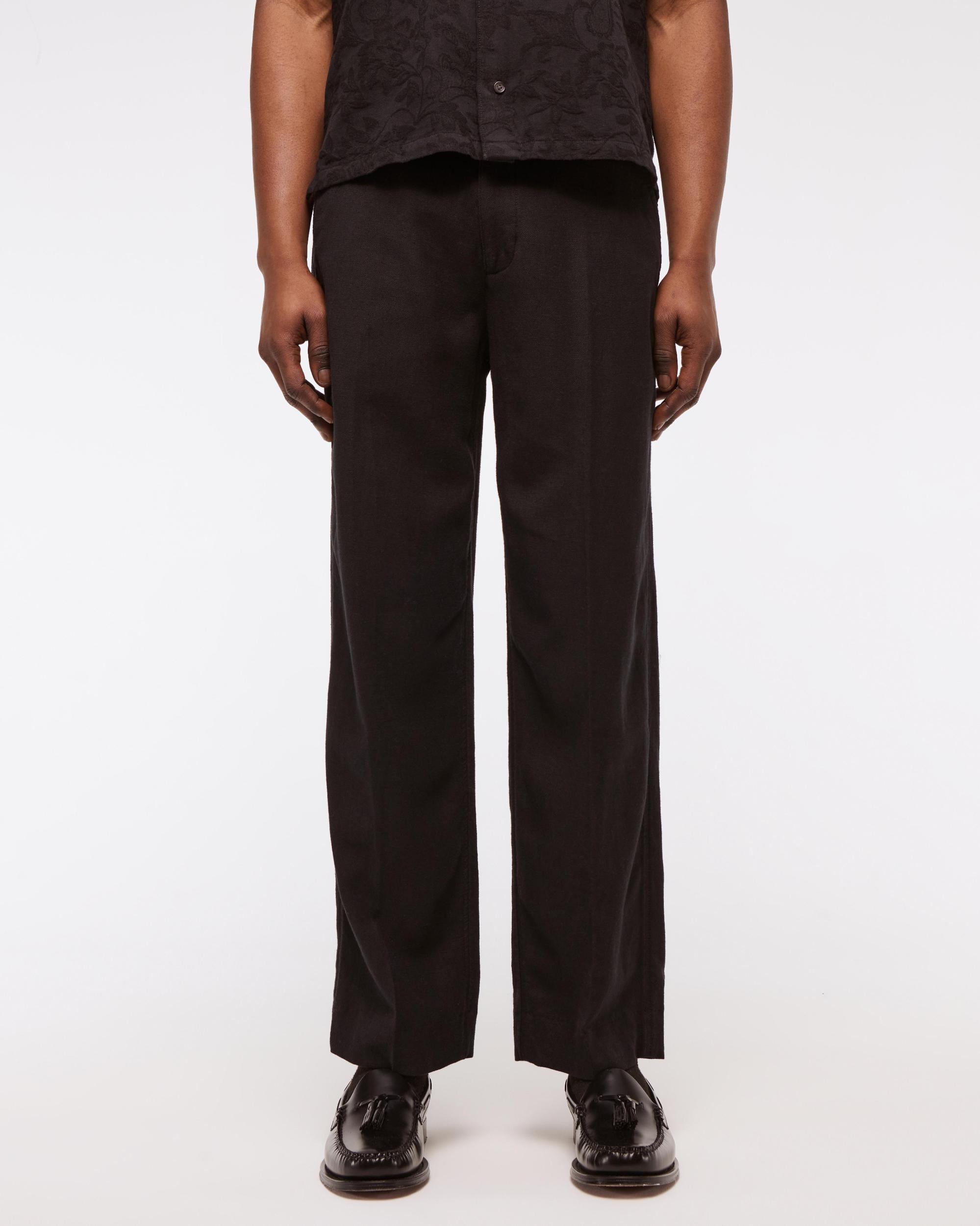 Baggy Tailored Linen-Blend Trouser Product Image