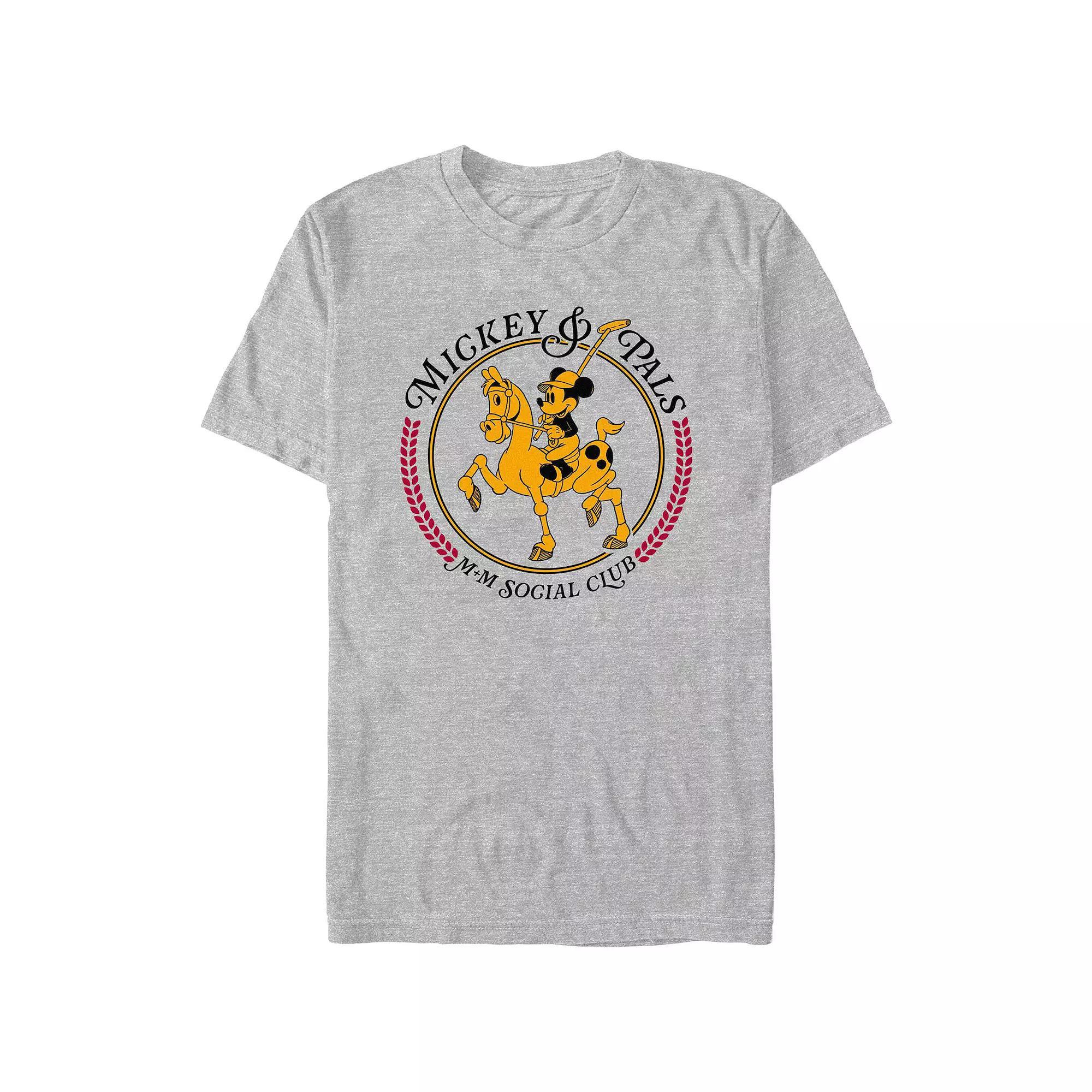 Disney's Mickey Mouse And Pals Social Club Men's Graphic Tee,  Product Image