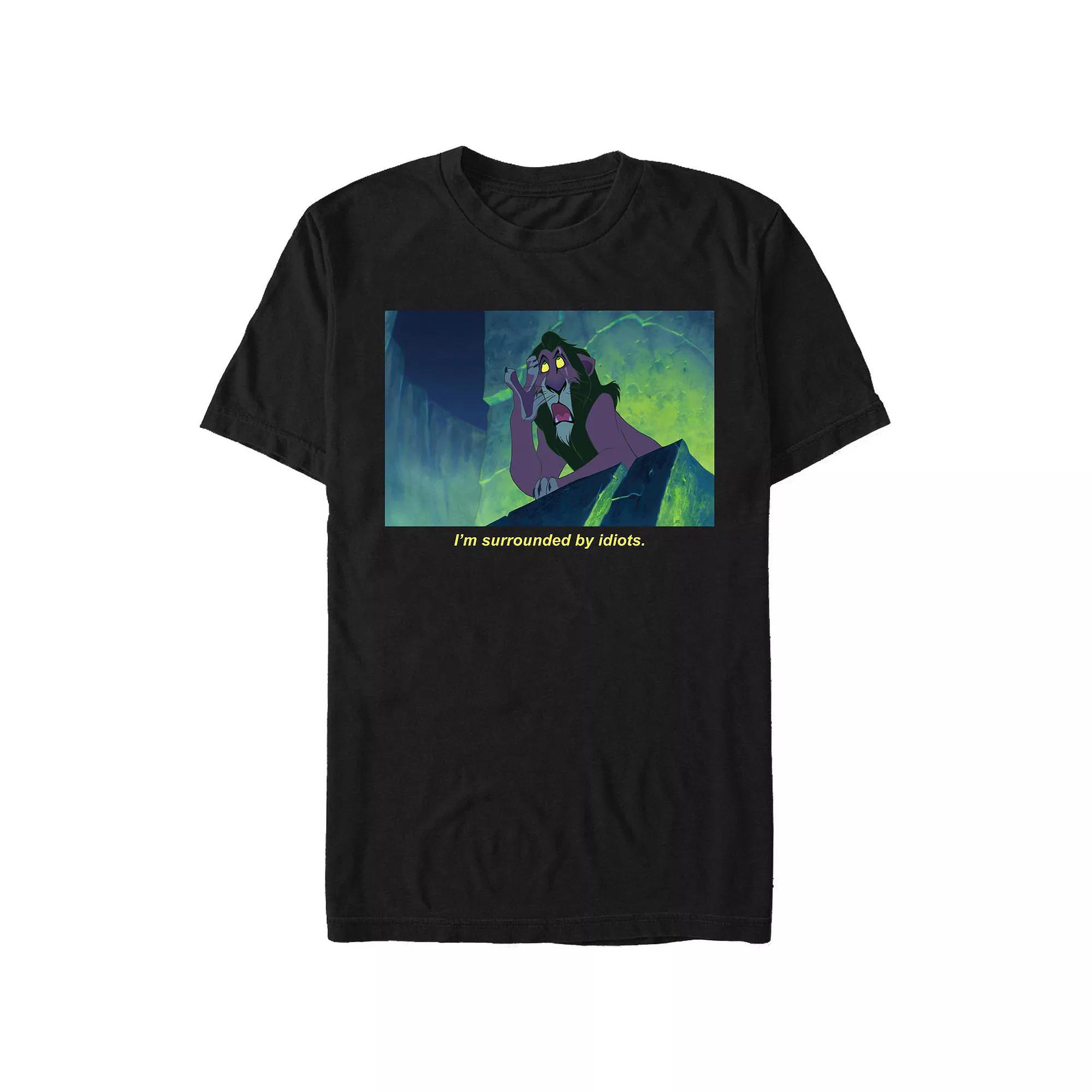 Men's The Lion King Scar I'm Surrounded By Idiots Graphic Tee,  Product Image