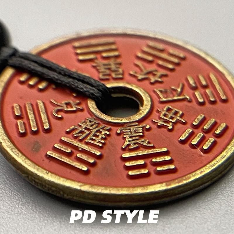 Coin Pendant String Necklace Product Image