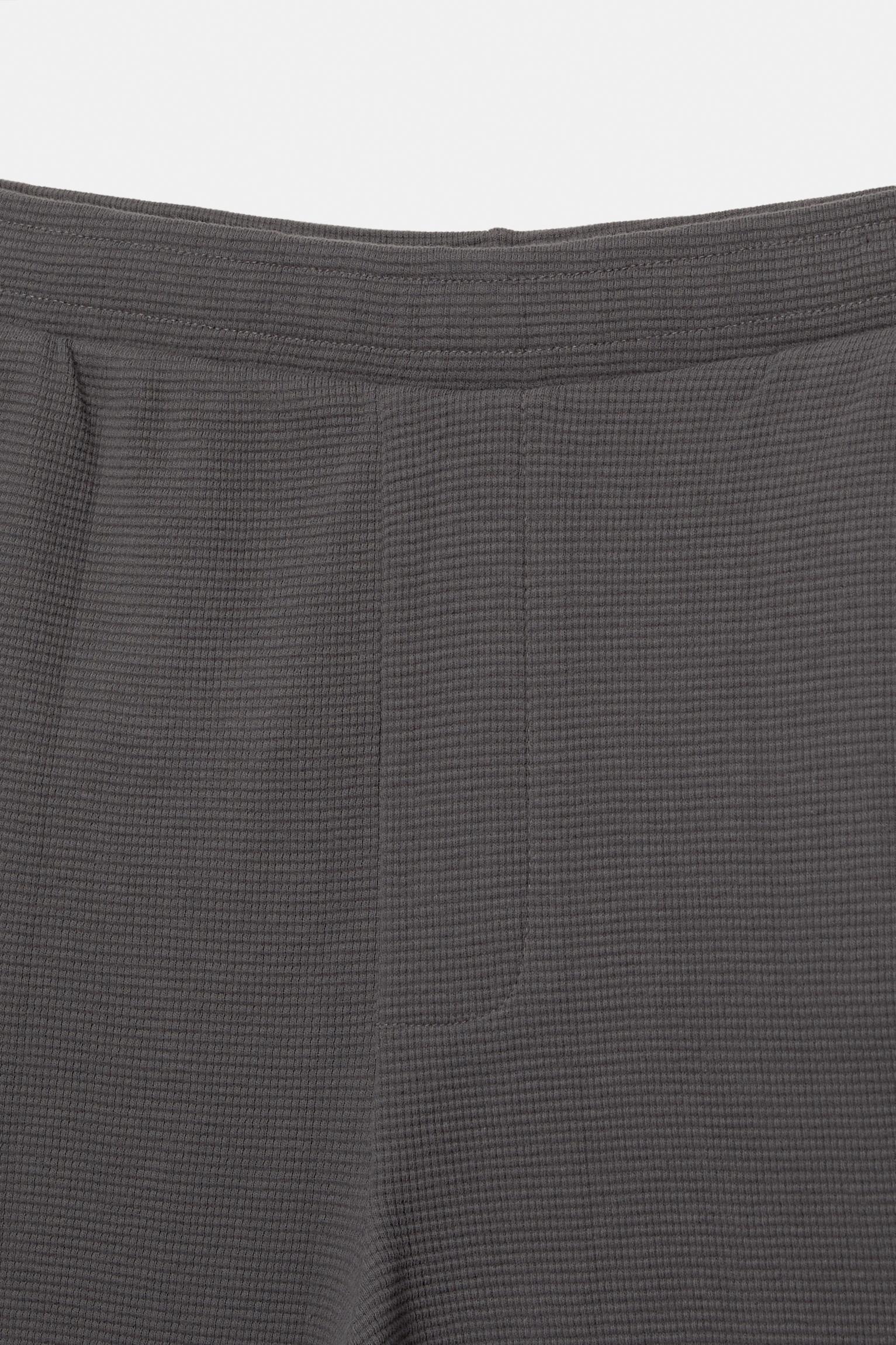 Jogger Bermuda shorts in waffle-knit fabric Product Image
