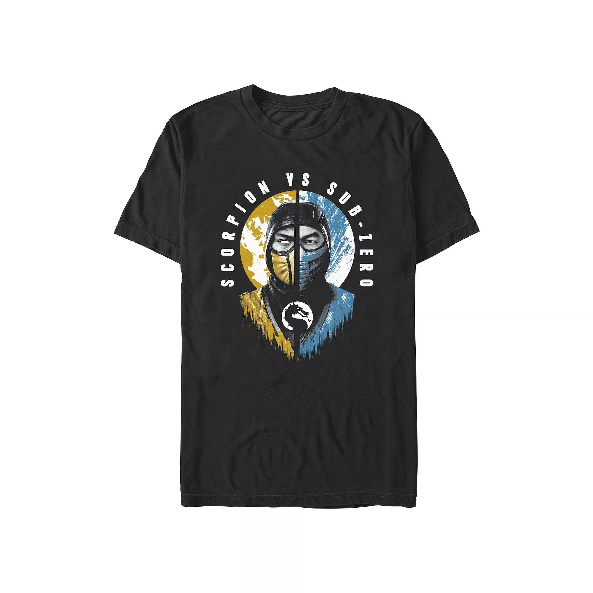 Men's Mortal Kombat Scorpion vs Subzero Graphic Tee,  Product Image