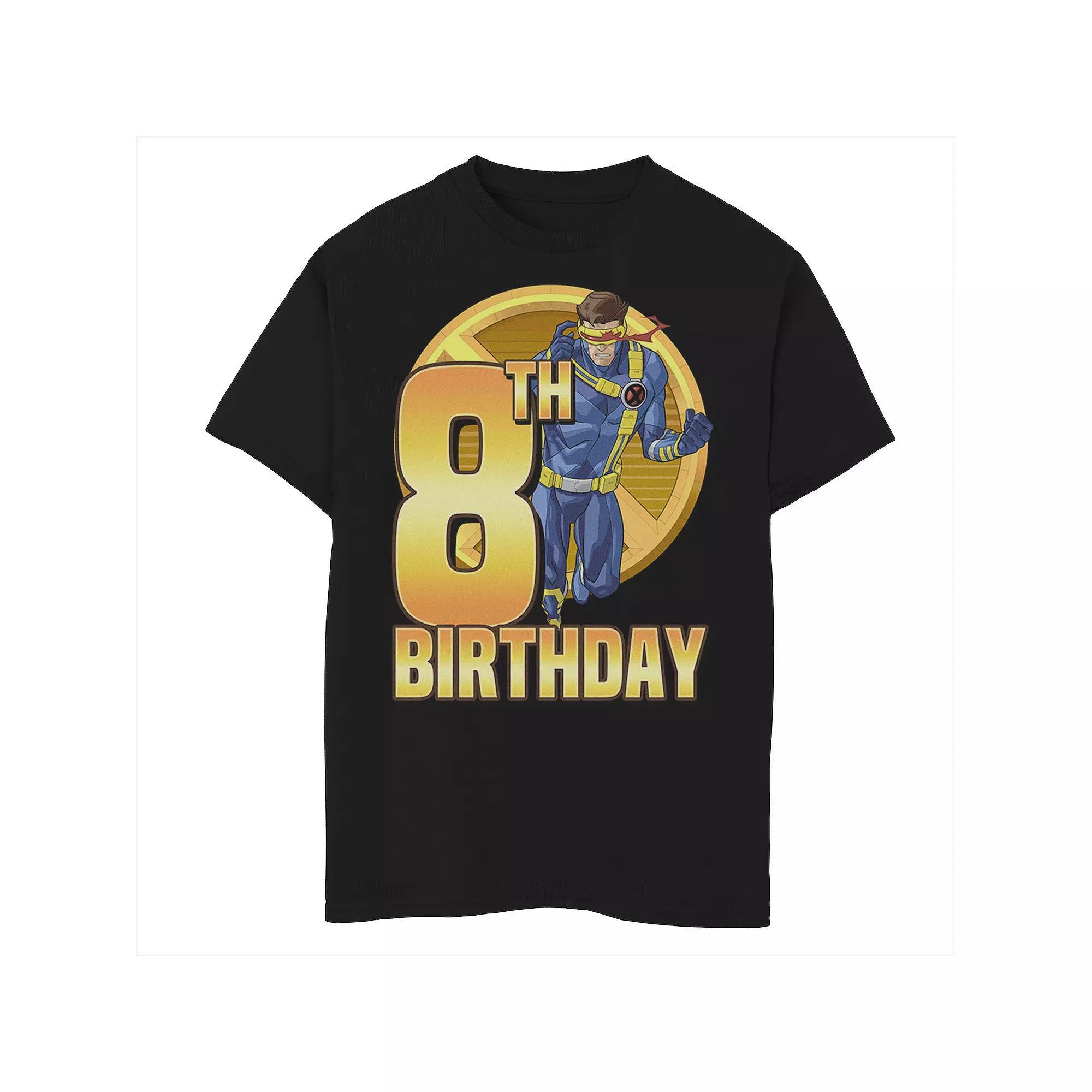 Boys 8-20 Marvel X-Men Cyclops Action Pose 8th Birthday Graphic Tee, Boy's,  Product Image