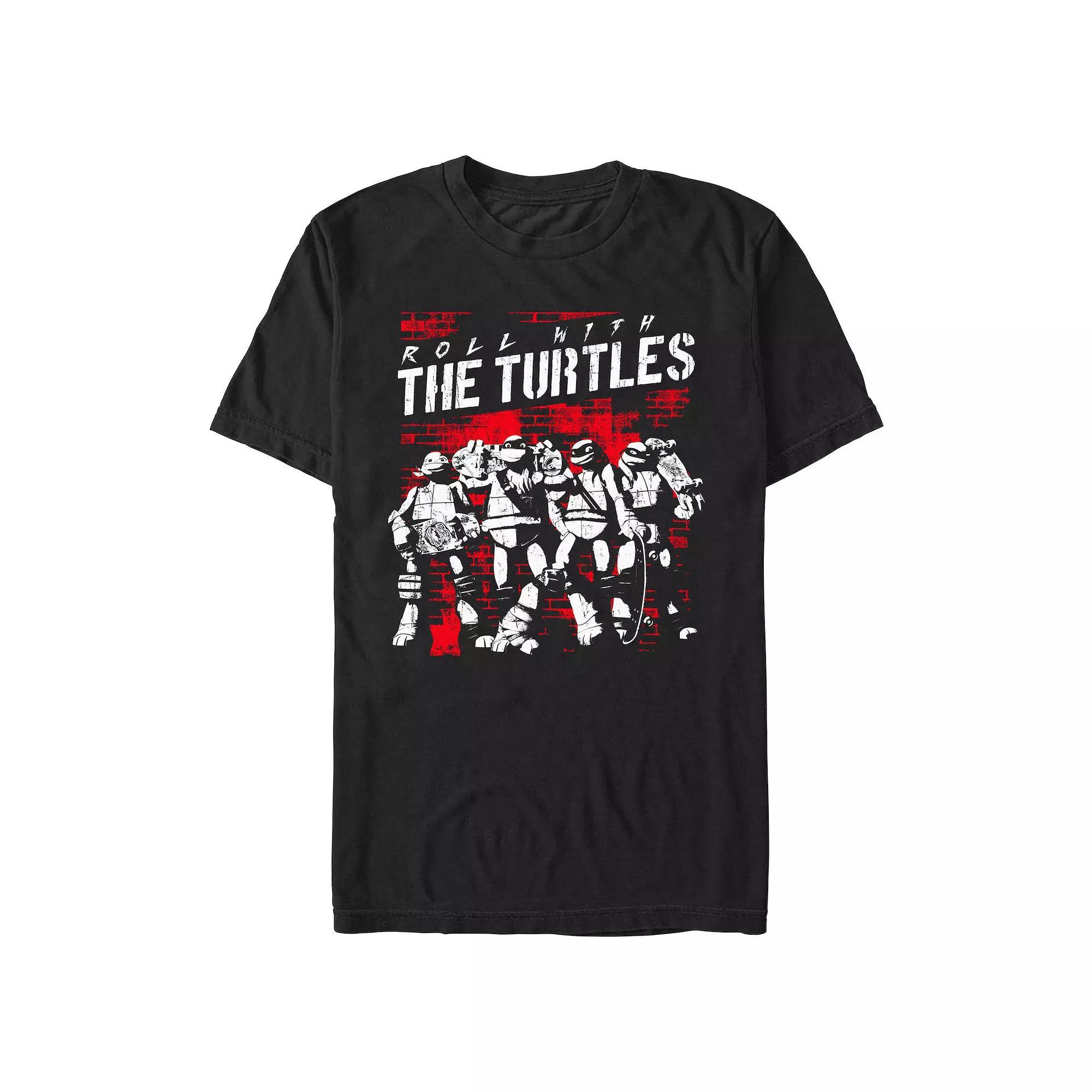 Mens Teenage Mutant Ninja Turtles Roll With The Turtles Graphic Tee Product Image