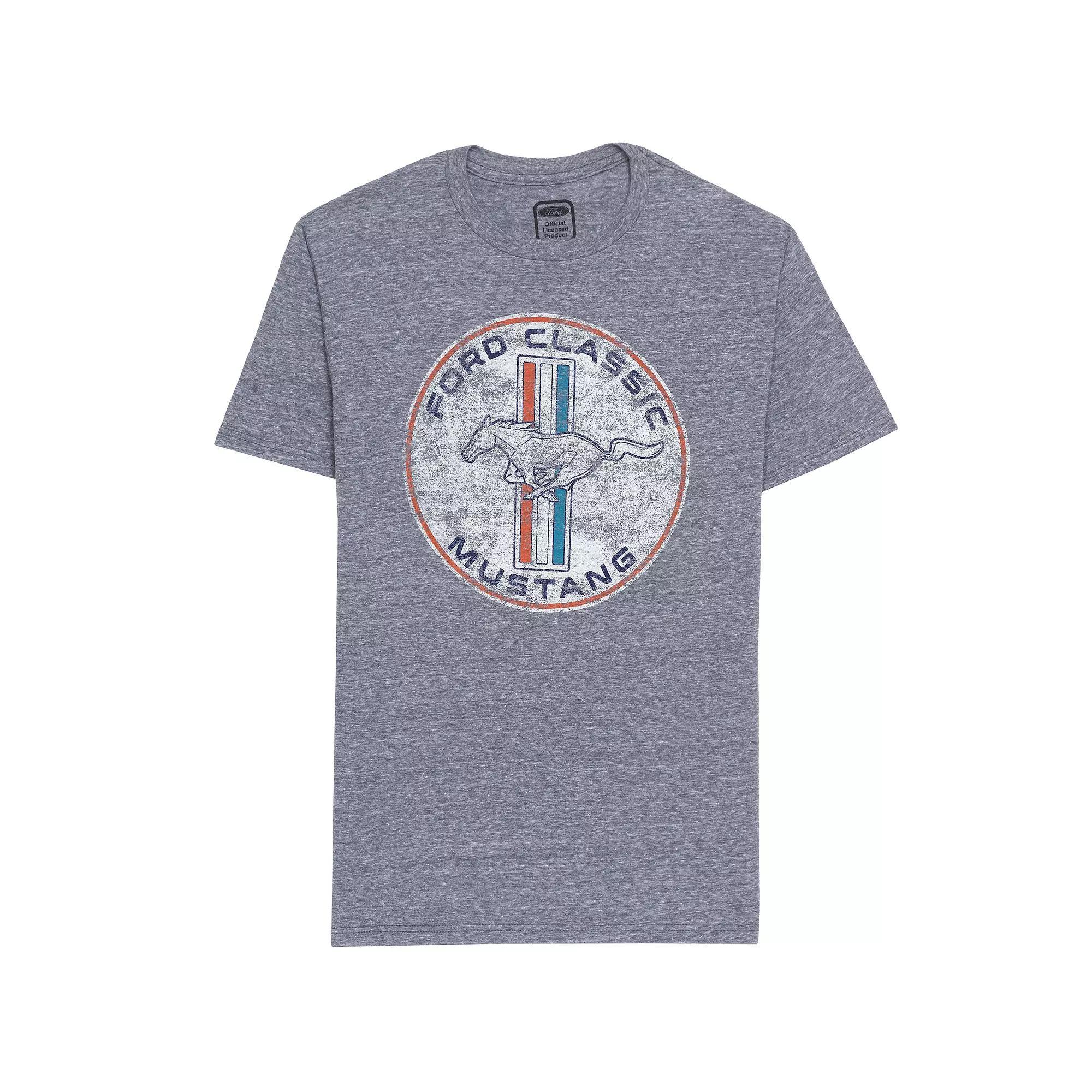 Big & Tall Ford Mustang Graphic tee, Men's, Size: 4XB, Grey Grey Product Image