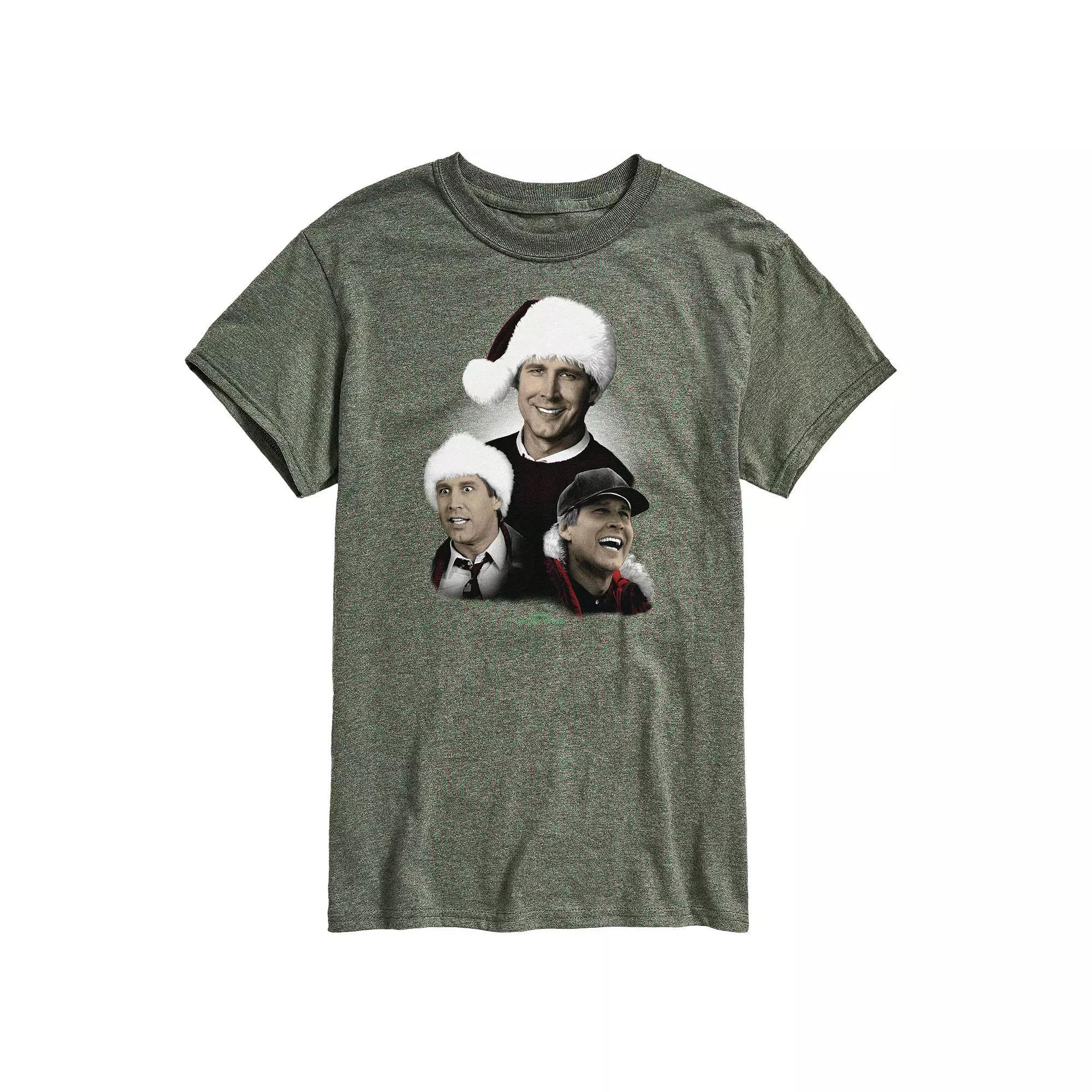 Men's National Lampoon's Christmas Vacation Holiday Card Graphic Tee, Size: Medium, Green Product Image