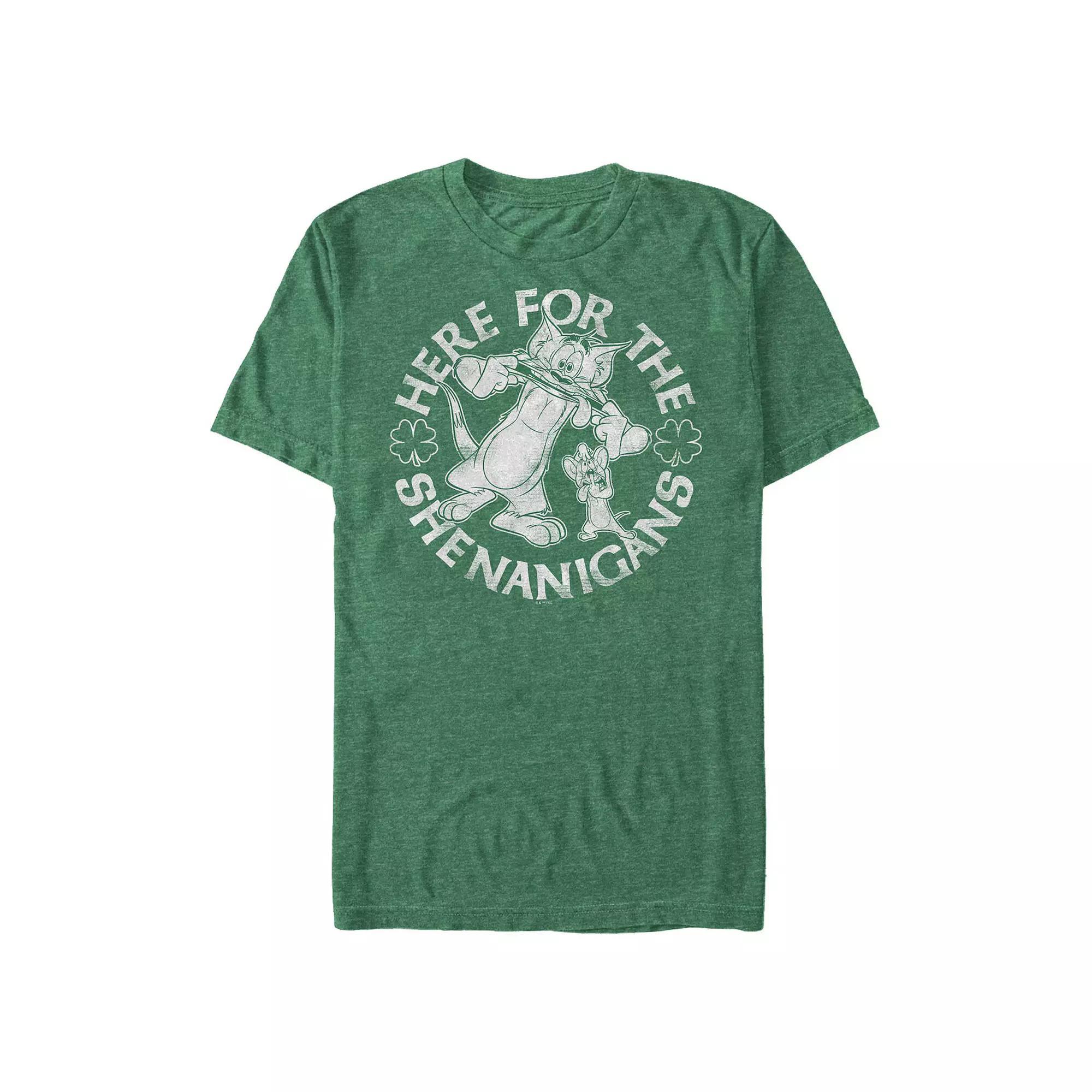 Big & Tall Tom & Jerry Here For The Shenanigans Graphic Tee, Men's,  Product Image