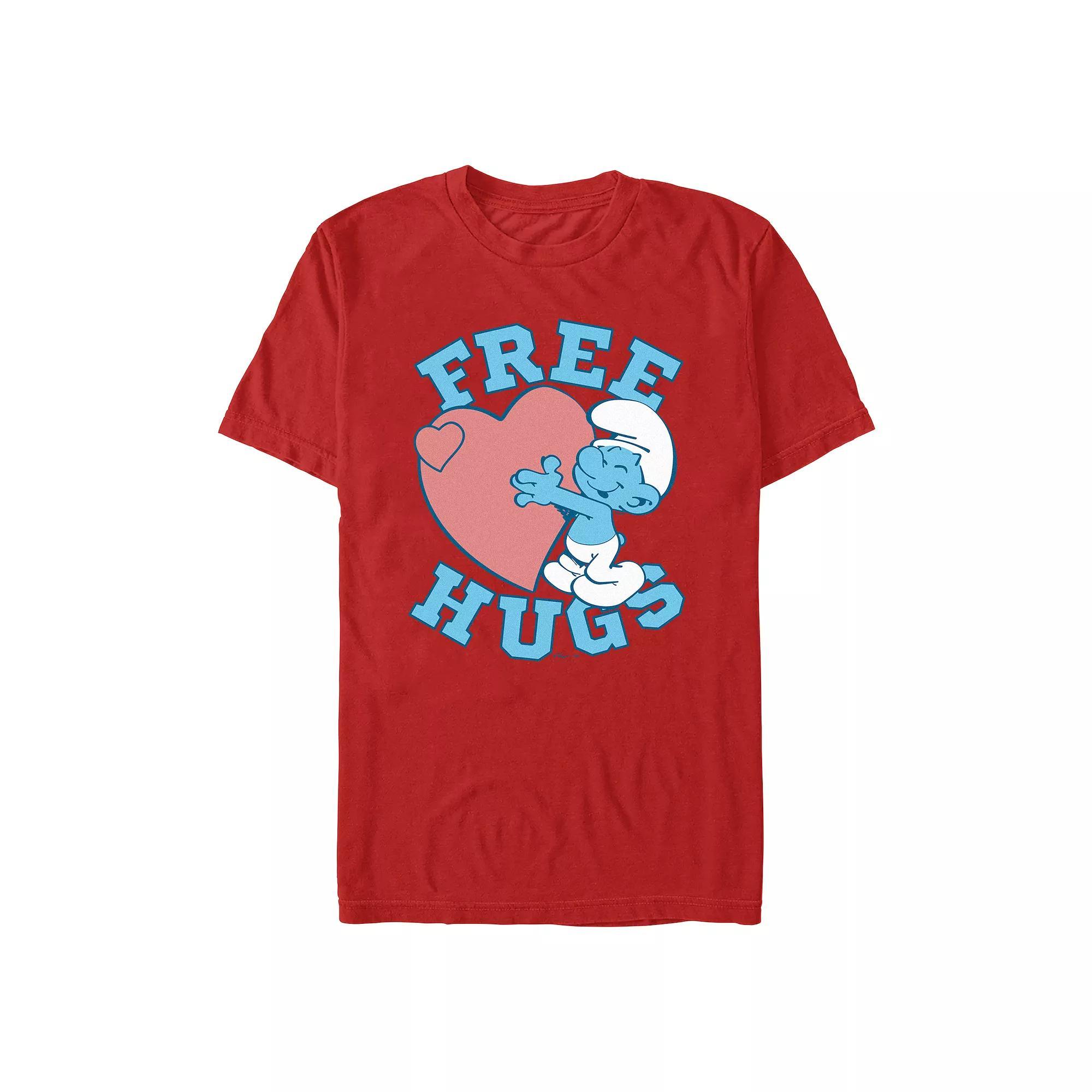 Men's Smurfs Free Hugs Graphic Tee,  Product Image