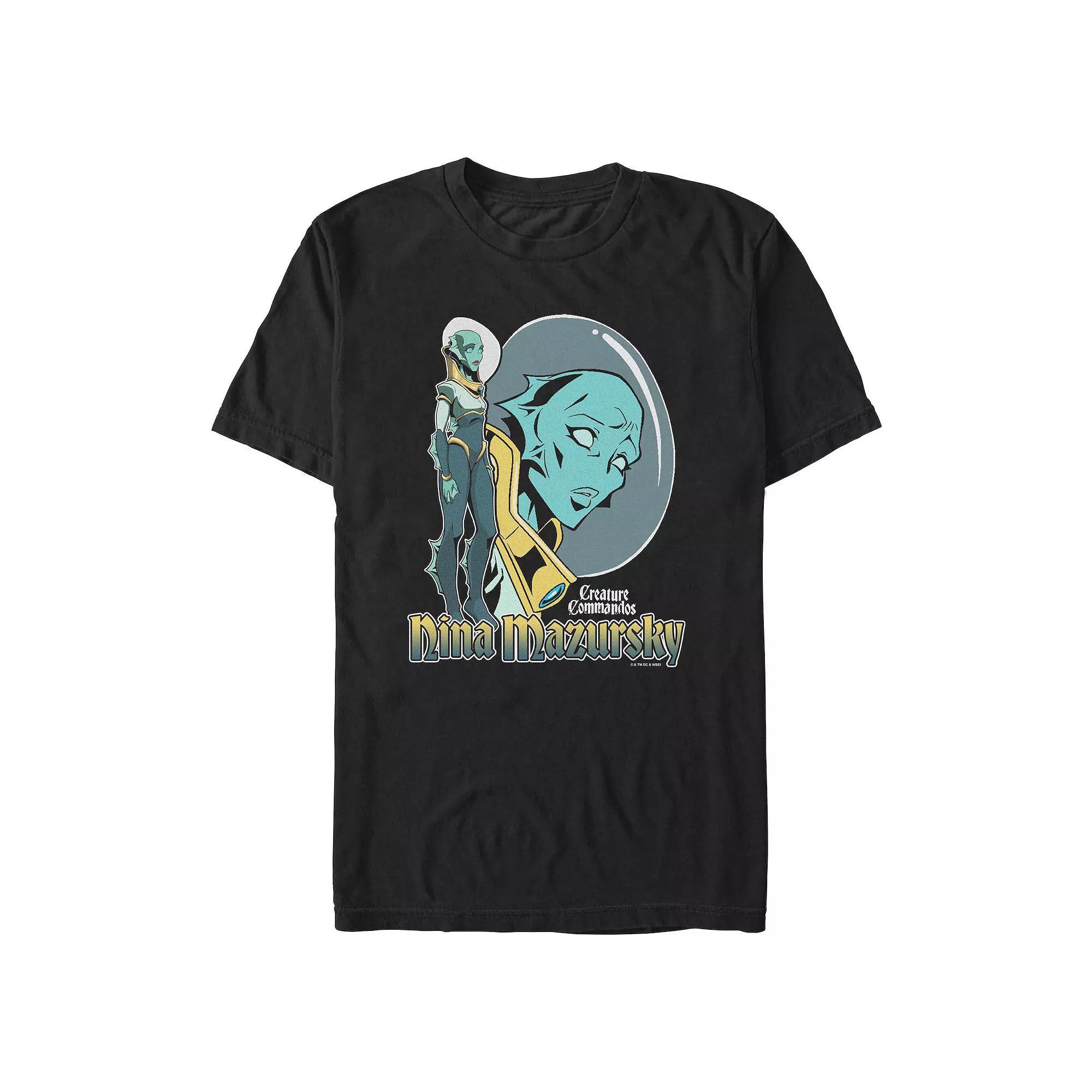 Men's Creature Commandos Nina Mazursky Poster Graphic Tee,  Product Image