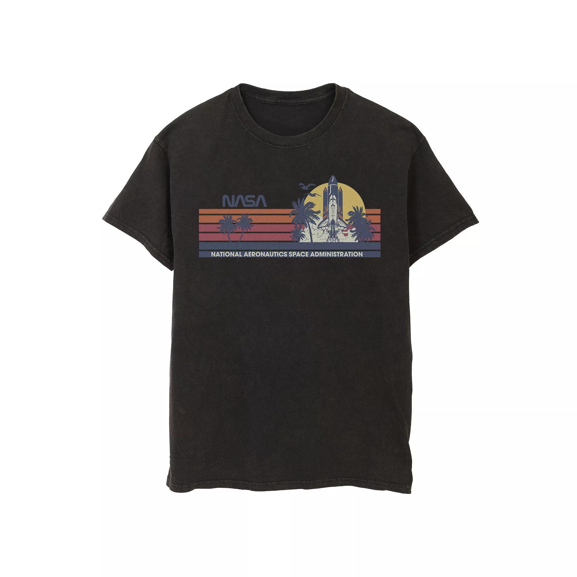 Men's NASA Shuttle Panel Graphic Tee, Size: XXL, Black Product Image