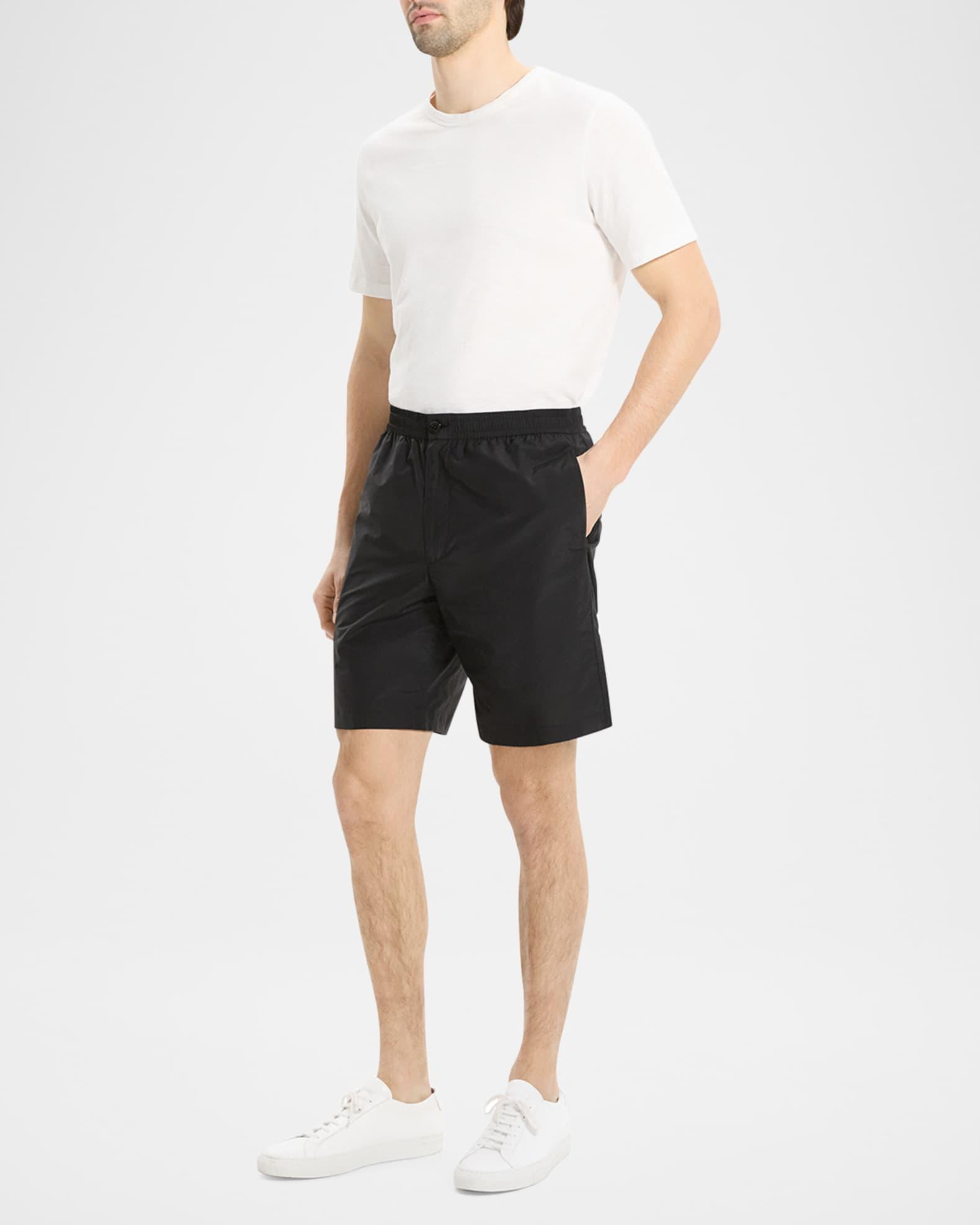 Men's Stretch Waistband Flat-Front Shorts Product Image