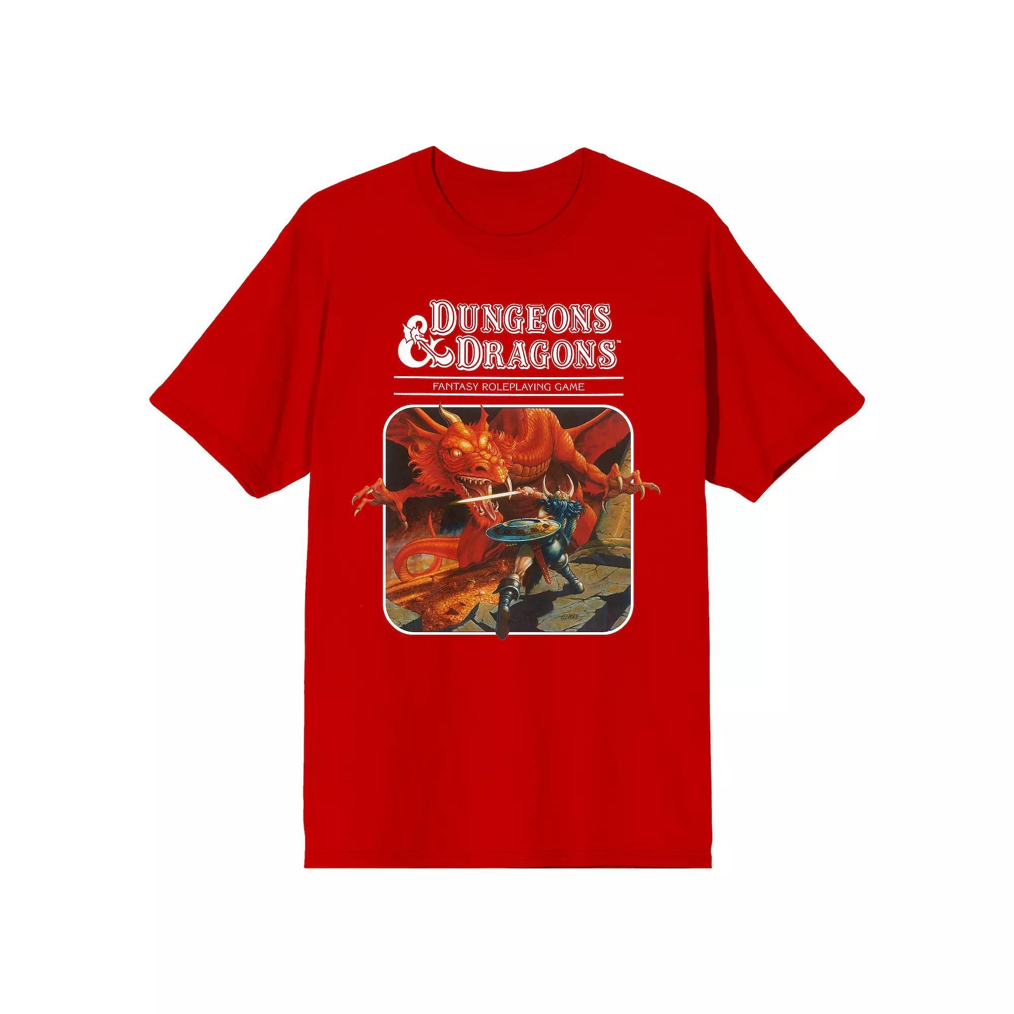 Men's Dungeons & Dragons Fantasy Tee, Size: XL, Red Product Image