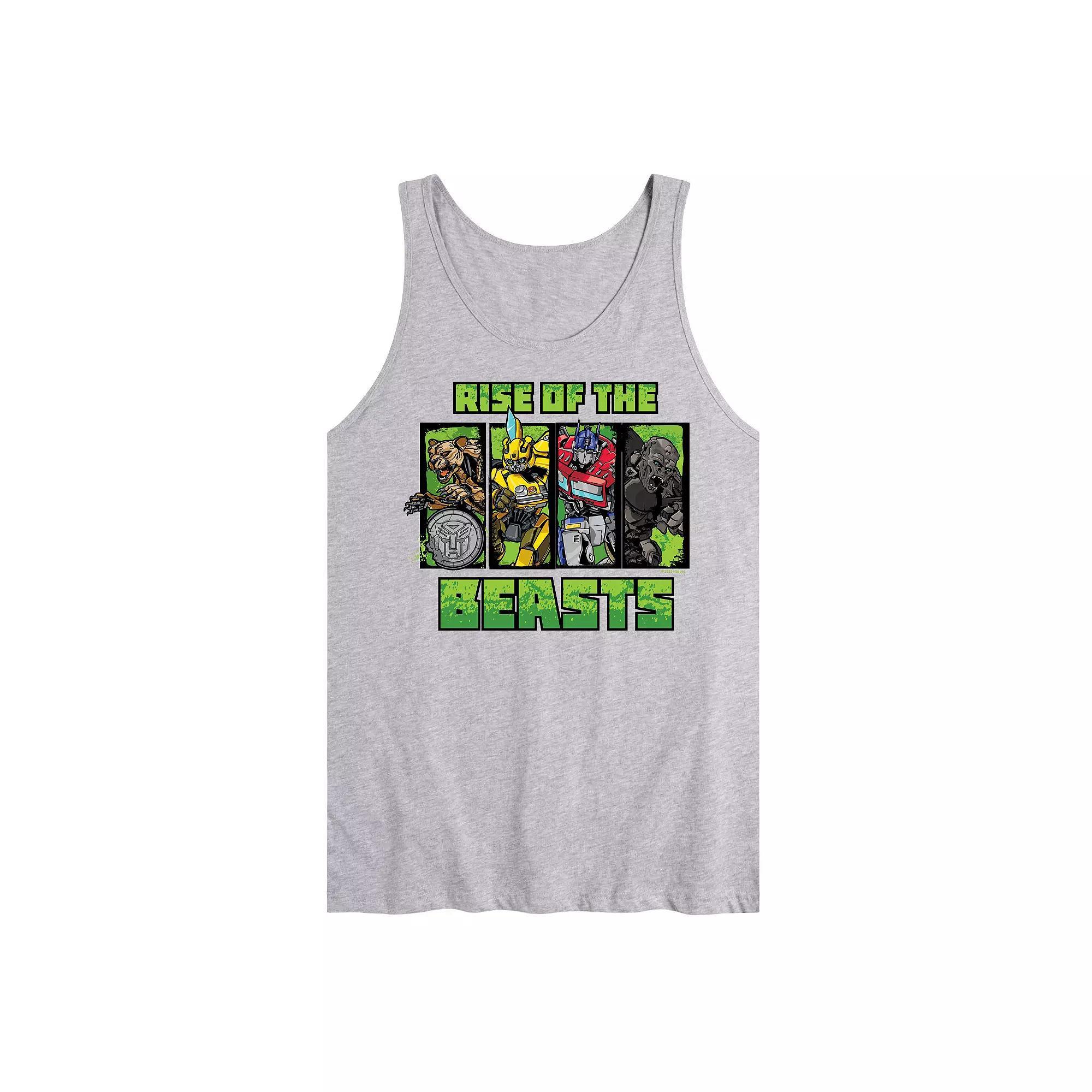 Men's Transformers Rise Of The Beasts Graphic Tank Top,  Product Image
