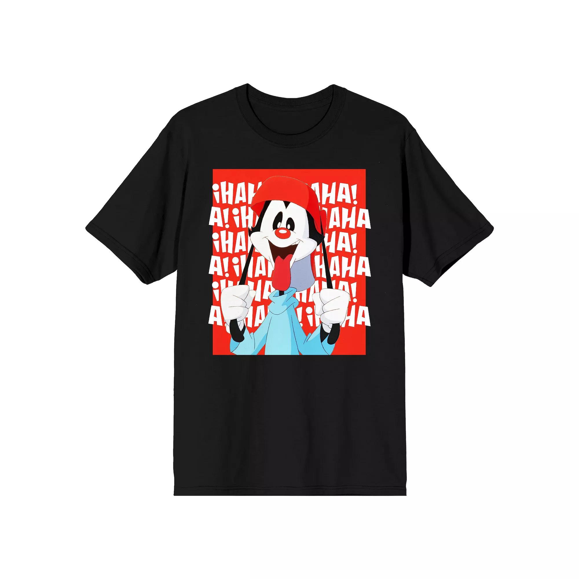 Men's Animaniacs Cartoon Yakko Laugh Tee,  Product Image