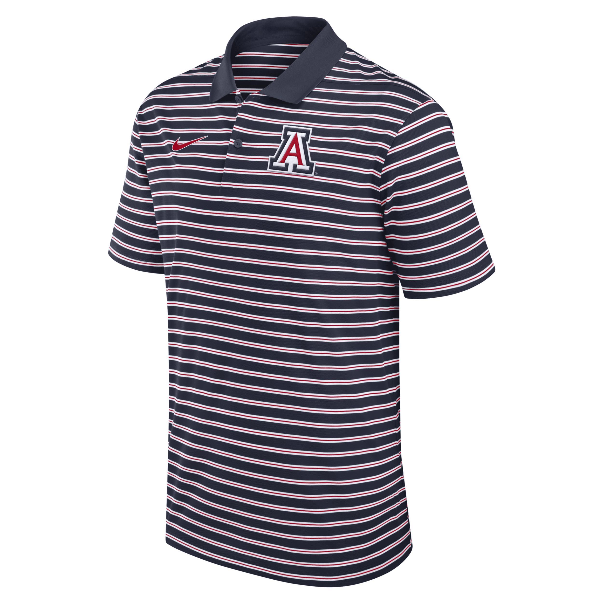 Ohio State Buckeyes Primetime Victory Striped Nike Men's Dri-FIT College Polo Product Image