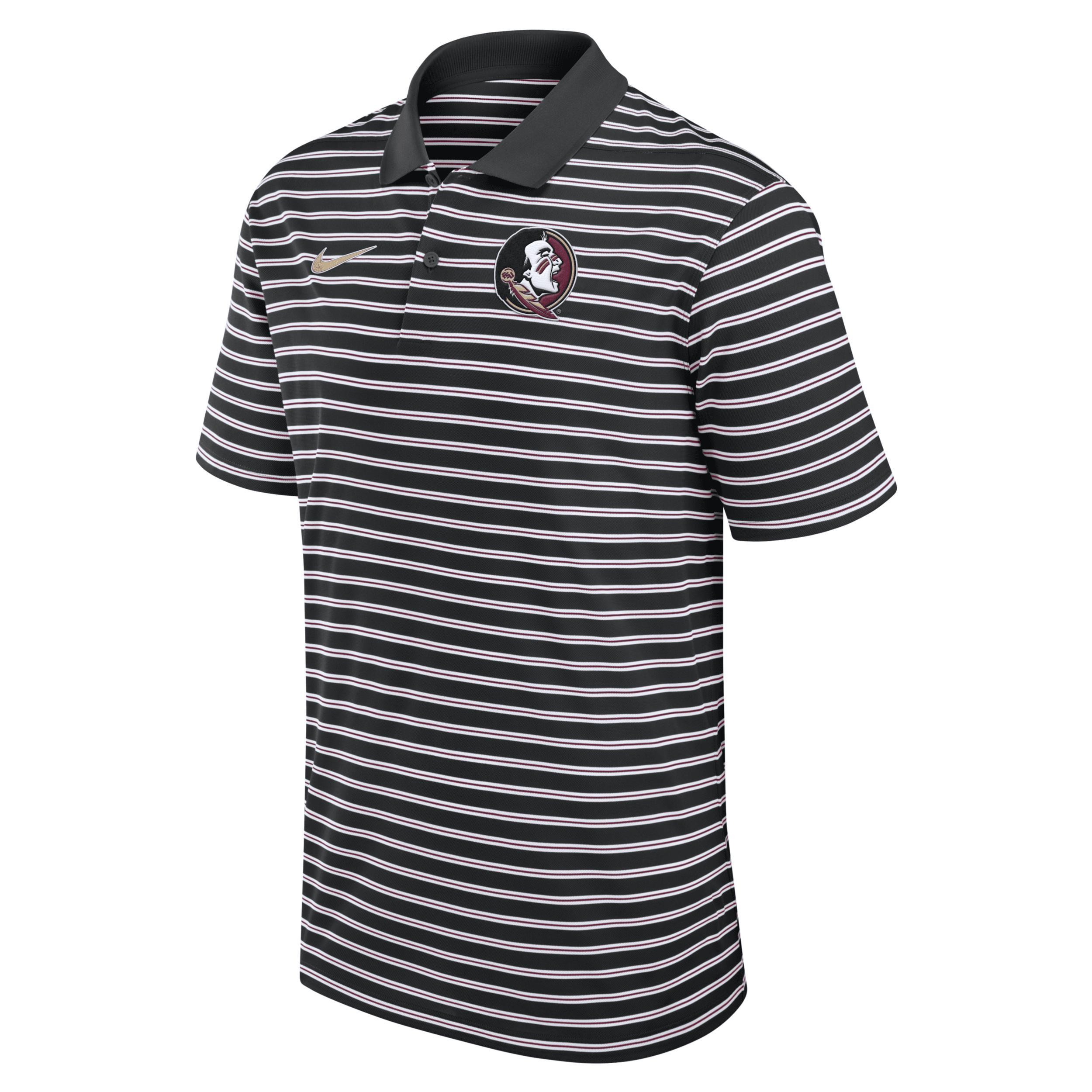 Men's Nike Green/White Michigan State Spartans Primetime Victory Striped Performance Polo, Size: 3XL Product Image