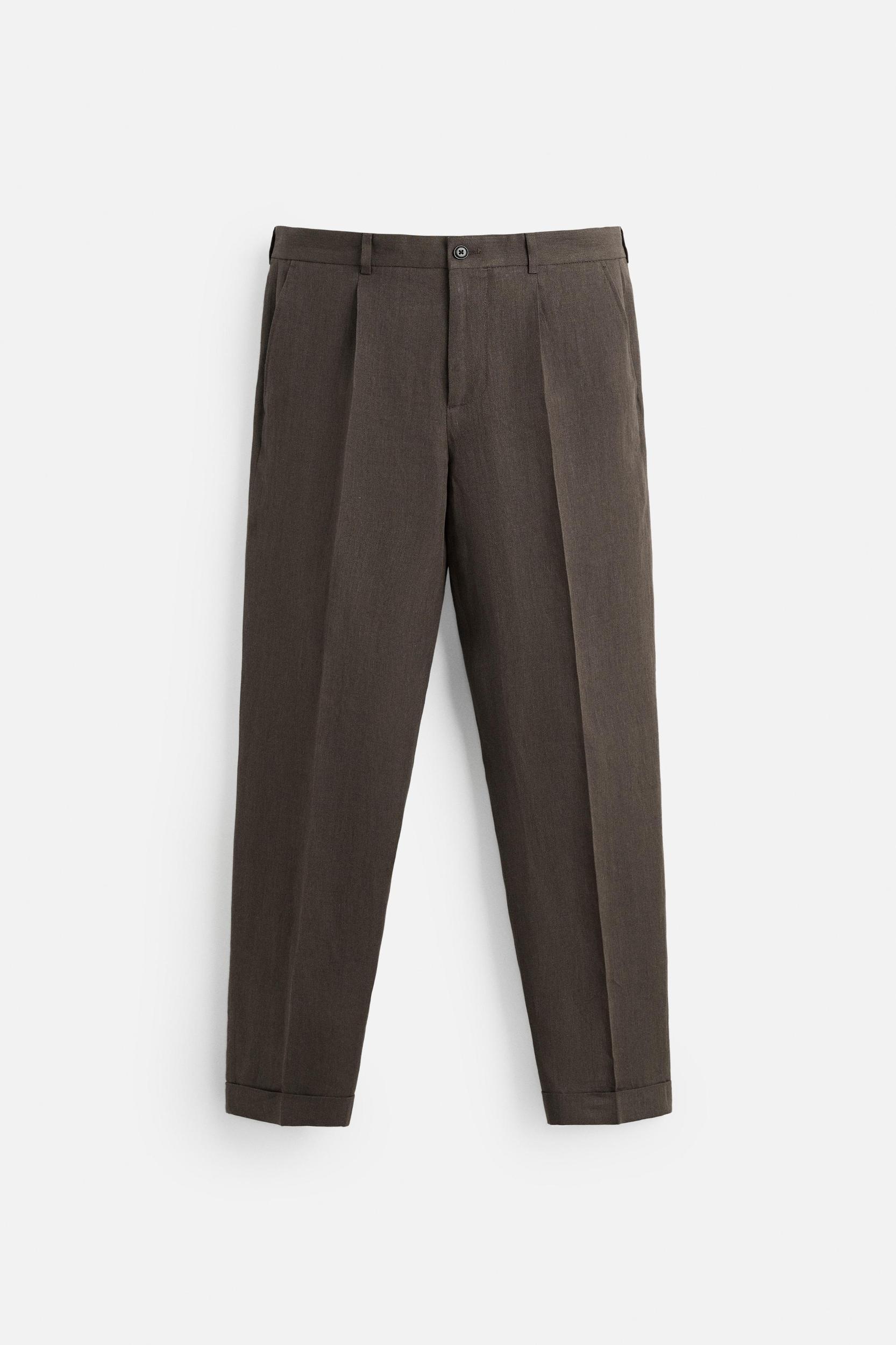 100% LINEN SUIT PANTS Product Image