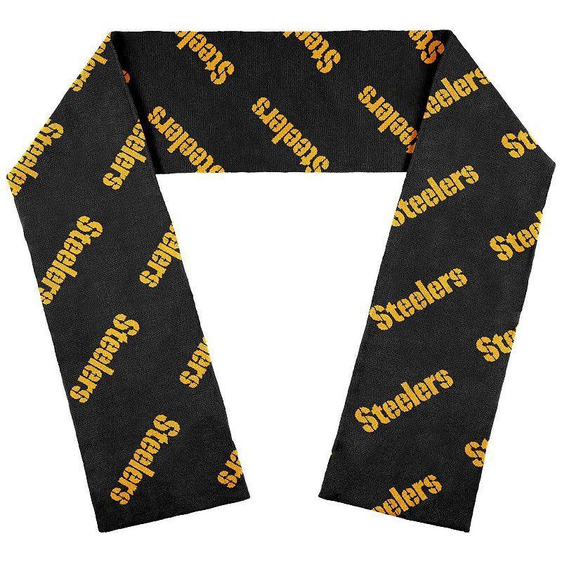 WEAR by Erin Andrews Pittsburgh Steelers Wordmark Scarf Product Image