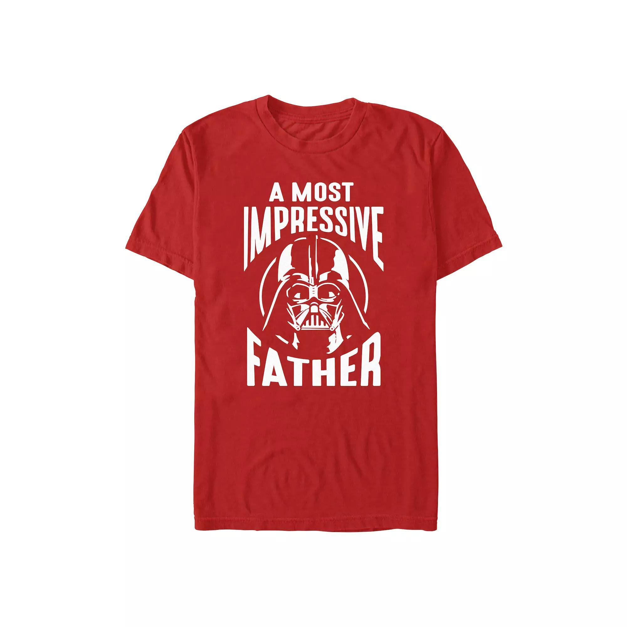 Men's Star Wars Darth Vader A Most Impressive Father Head Shot Graphic Tee,  Product Image