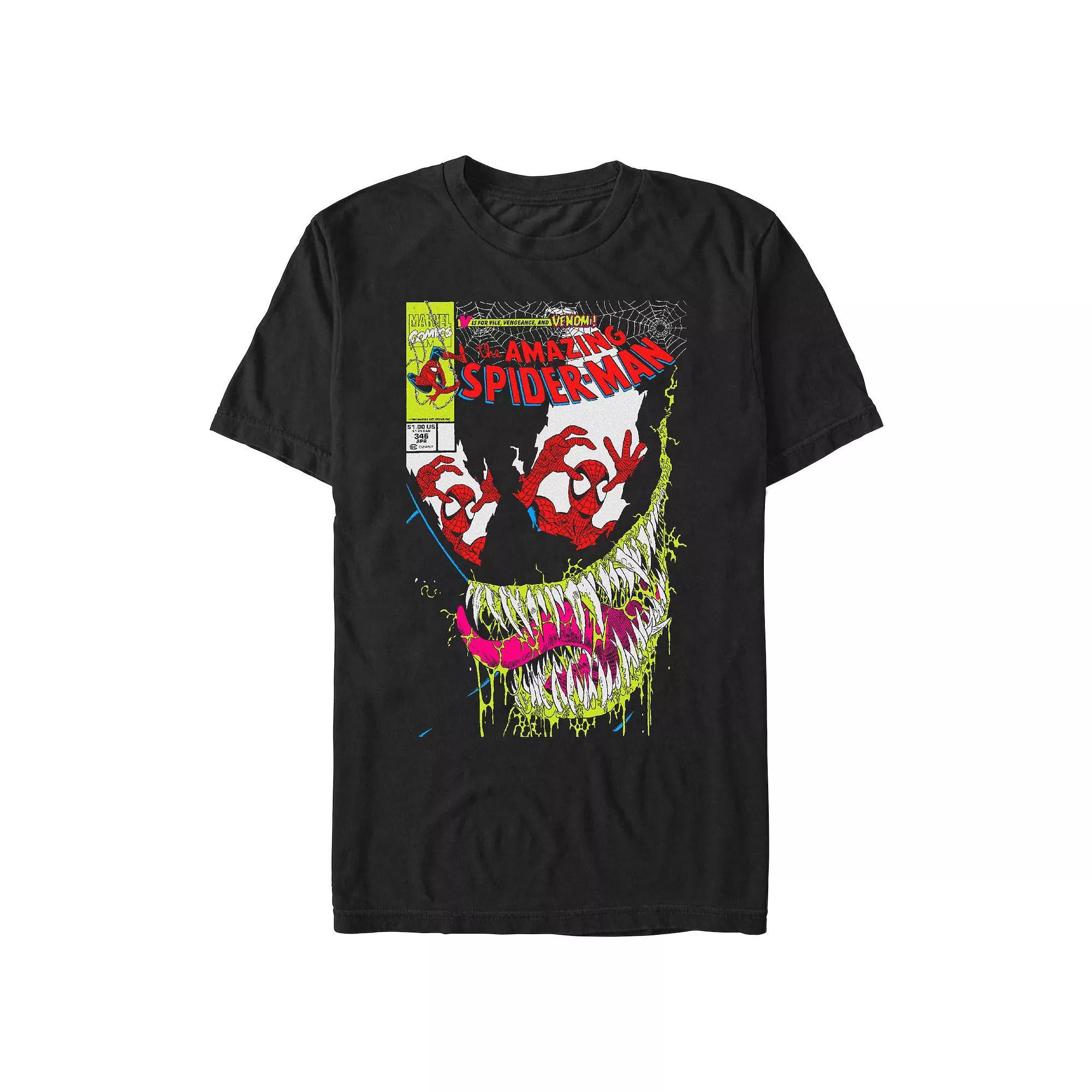 Men's Spider-Man Spidey Venom Prey Graphic Tee,  Product Image