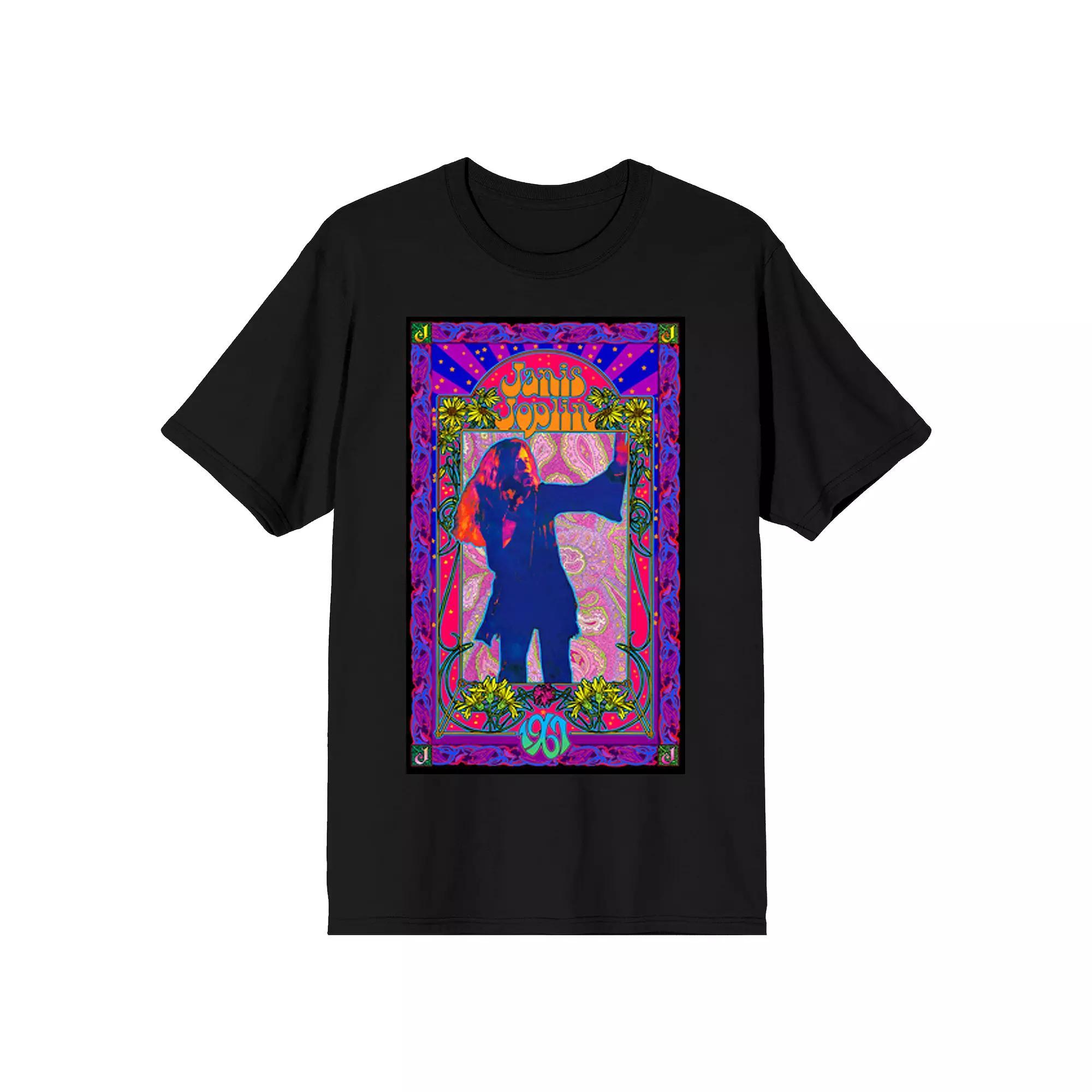 Men's Janis Joplin New Border Graphic Tee,  Product Image