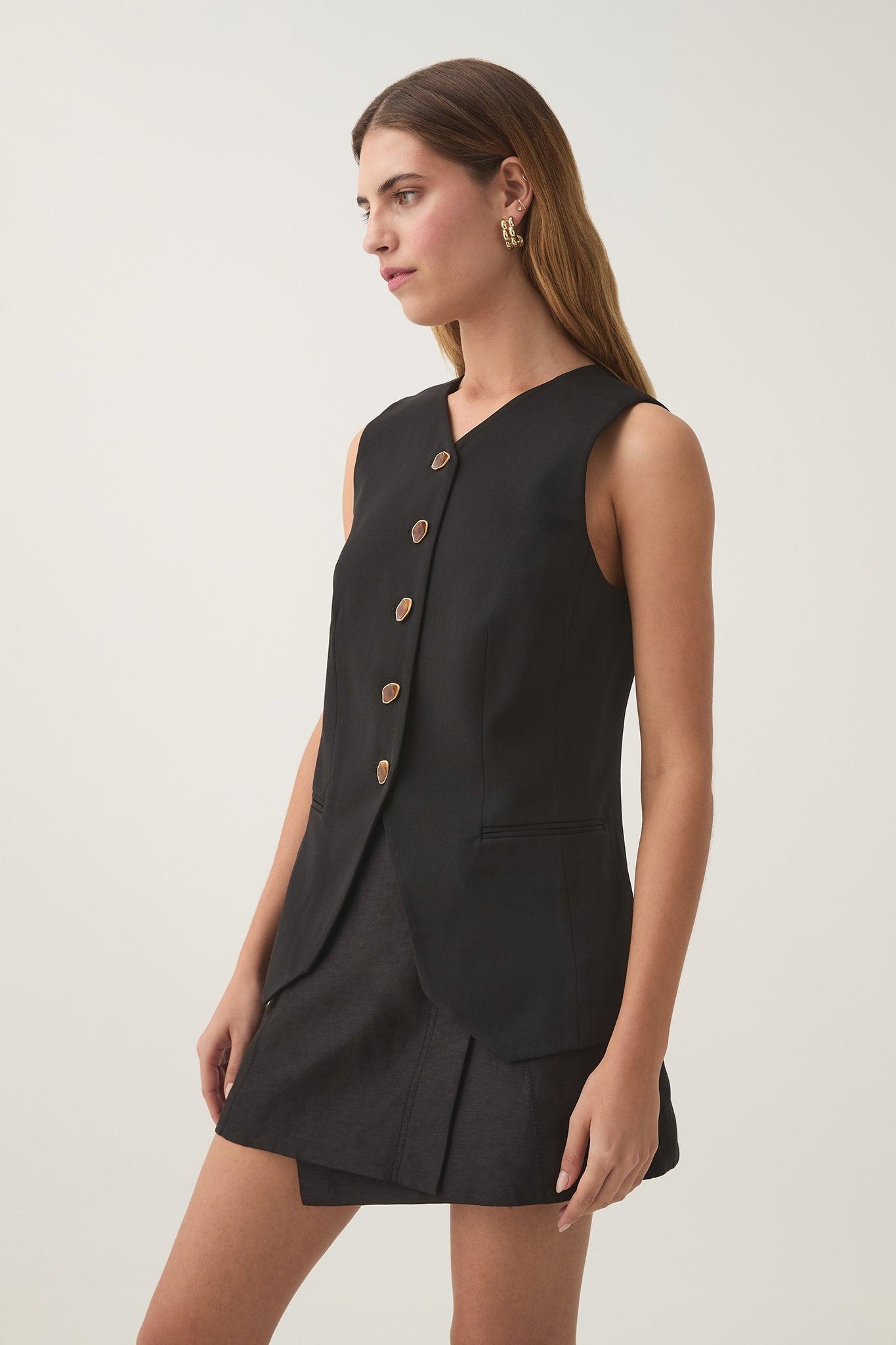 Eve Buttoned Vest Product Image