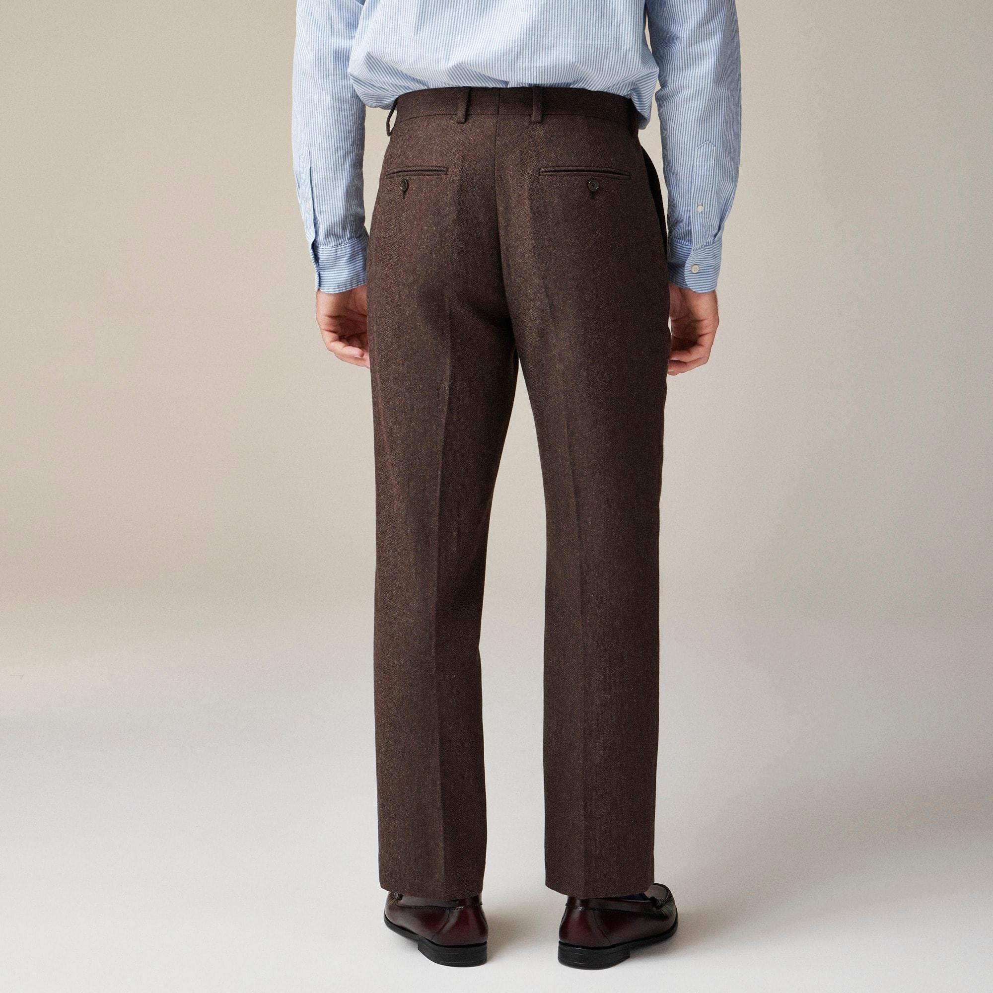 Kenmare Relaxed-fit suit pant in English cotton-wool blend Product Image