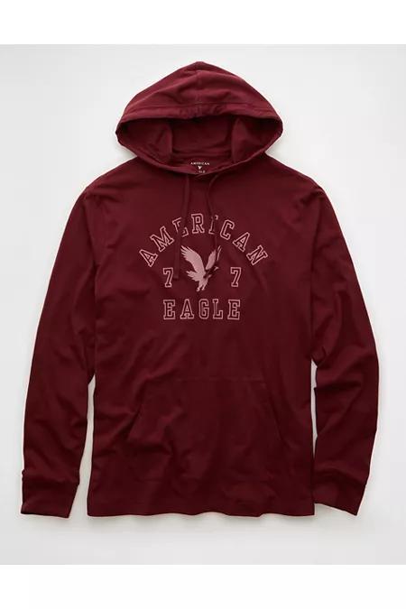 AE Lightweight Icon Logo Graphic Hoodie T-Shirt Men's Product Image