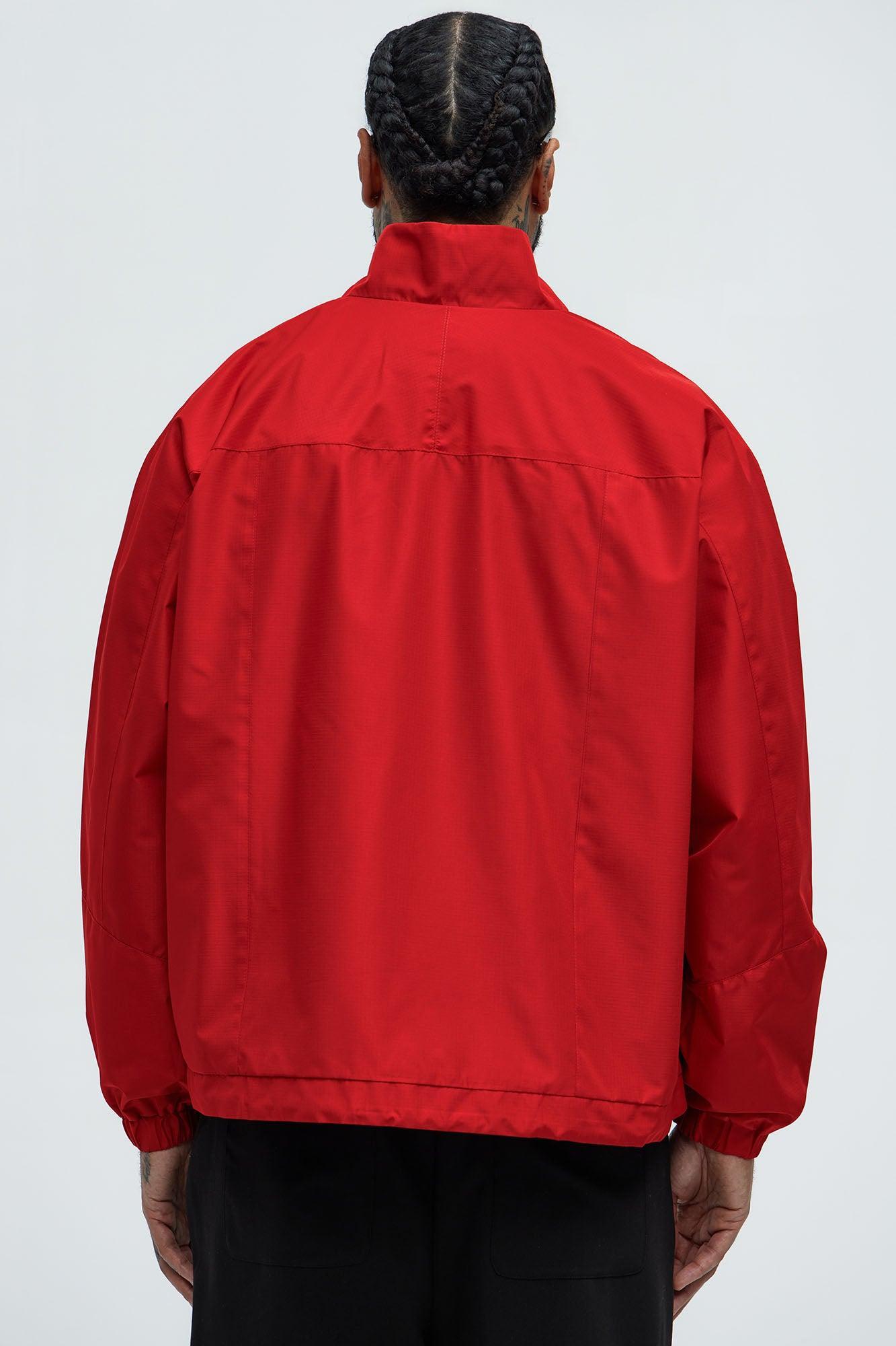 Wide Awake Lightweight Tech Jacket - Red Product Image