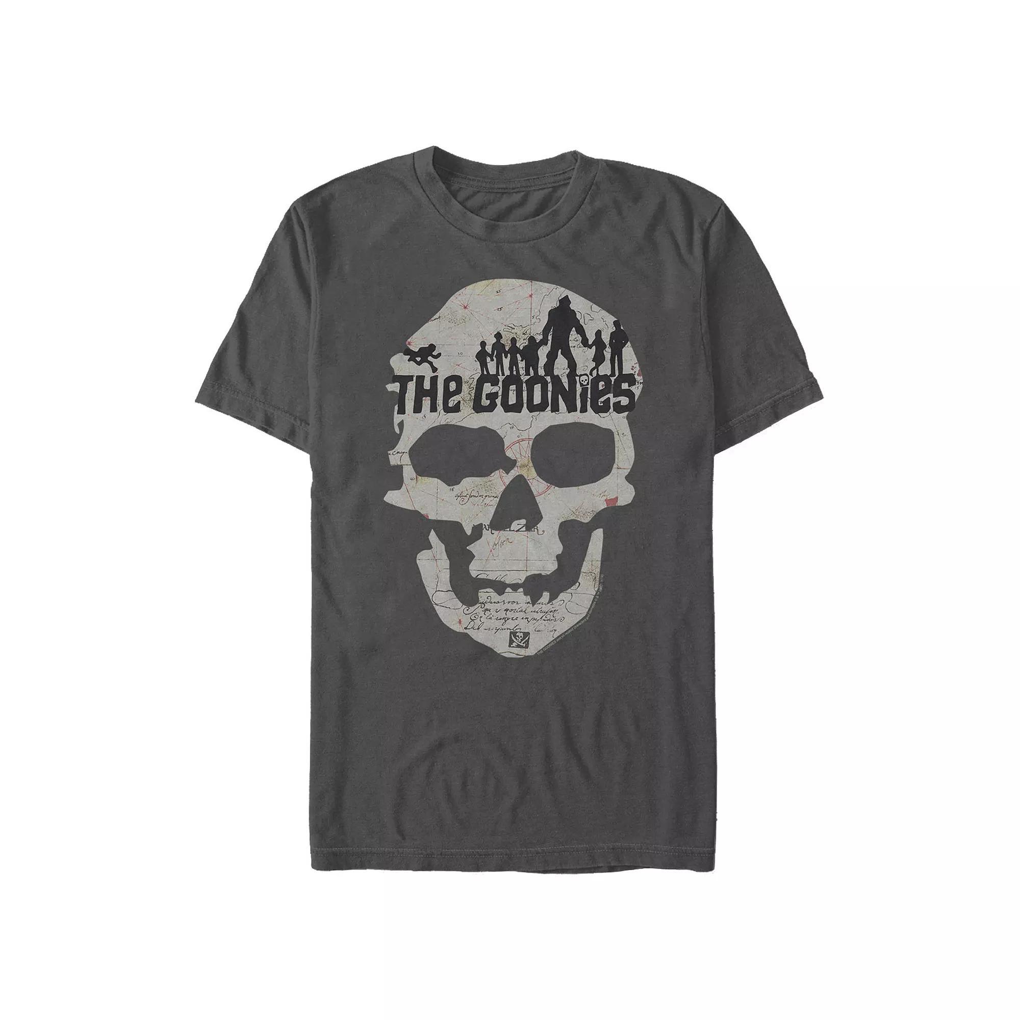 Men's The Goonies Skeleton Map Poster Tee,  Product Image