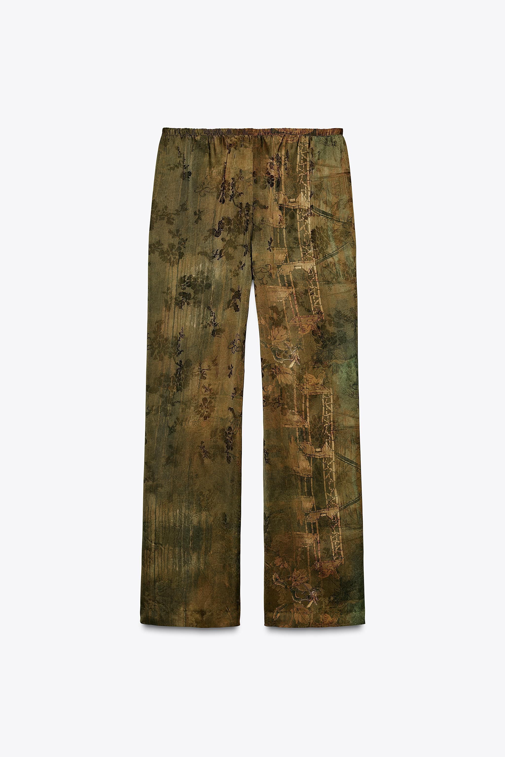 JACQUARD PANTS ZW COLLECTION Product Image