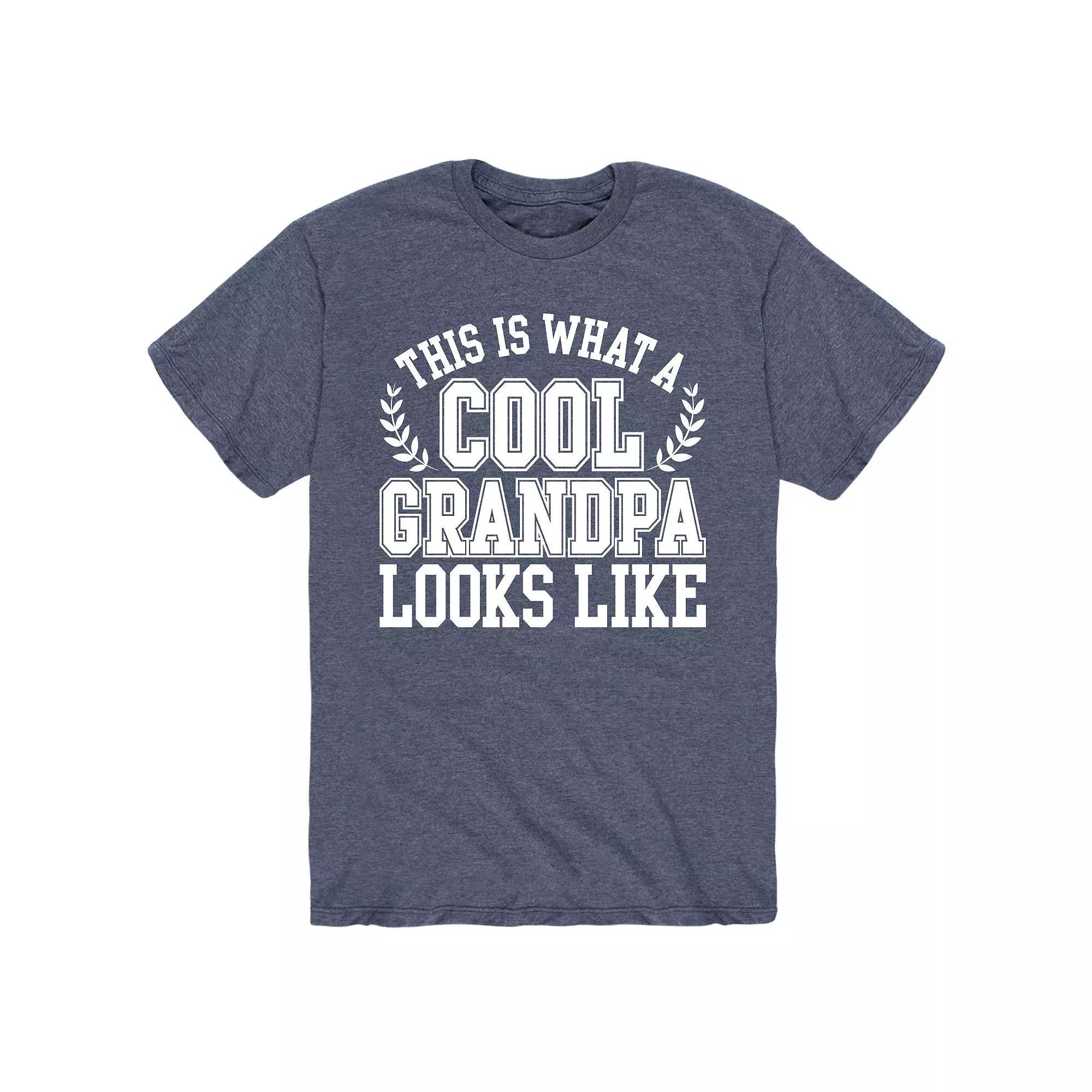 Men's What Cool Grandpa Tee, Size: Small, Blue Product Image