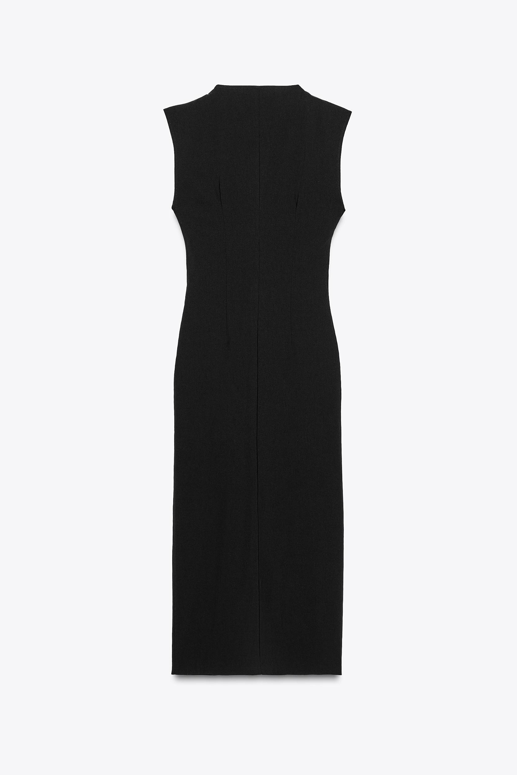 RUCHED MIDI DRESS Product Image