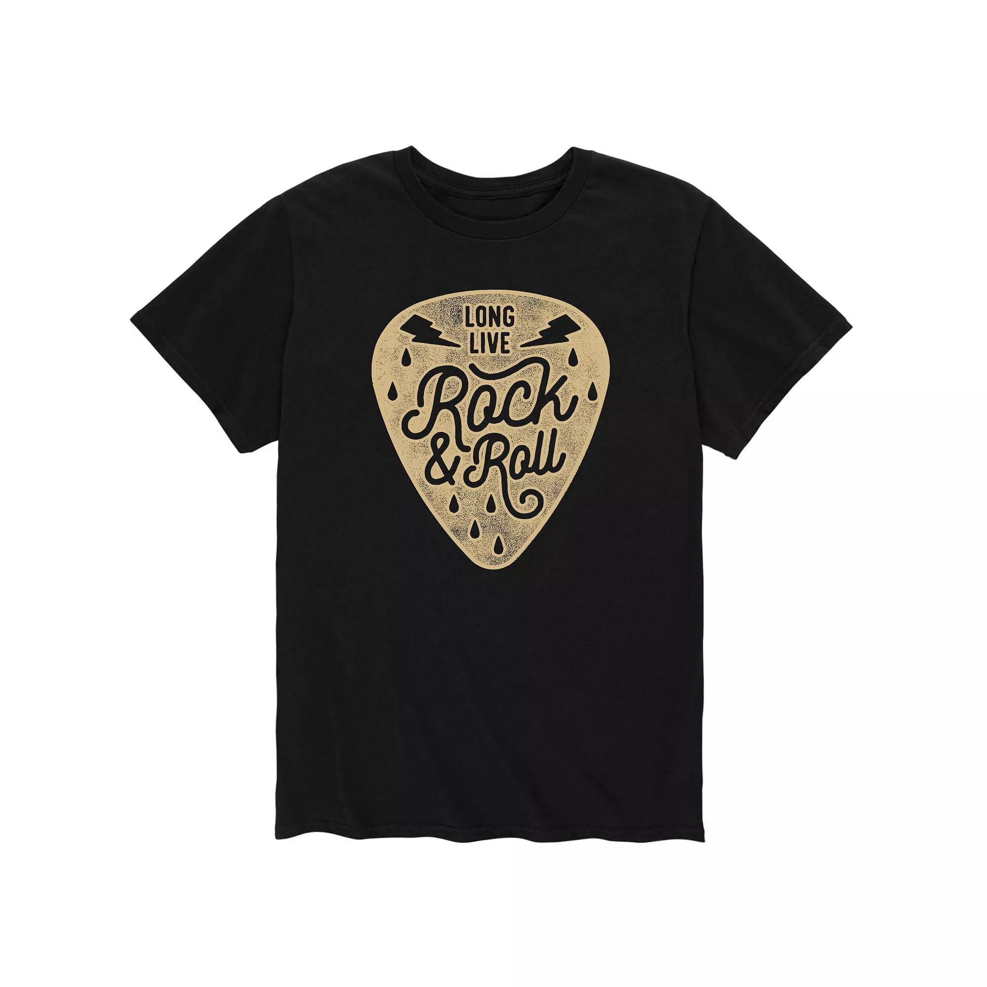 Men's Long Live Rock And Roll Tee,  Product Image