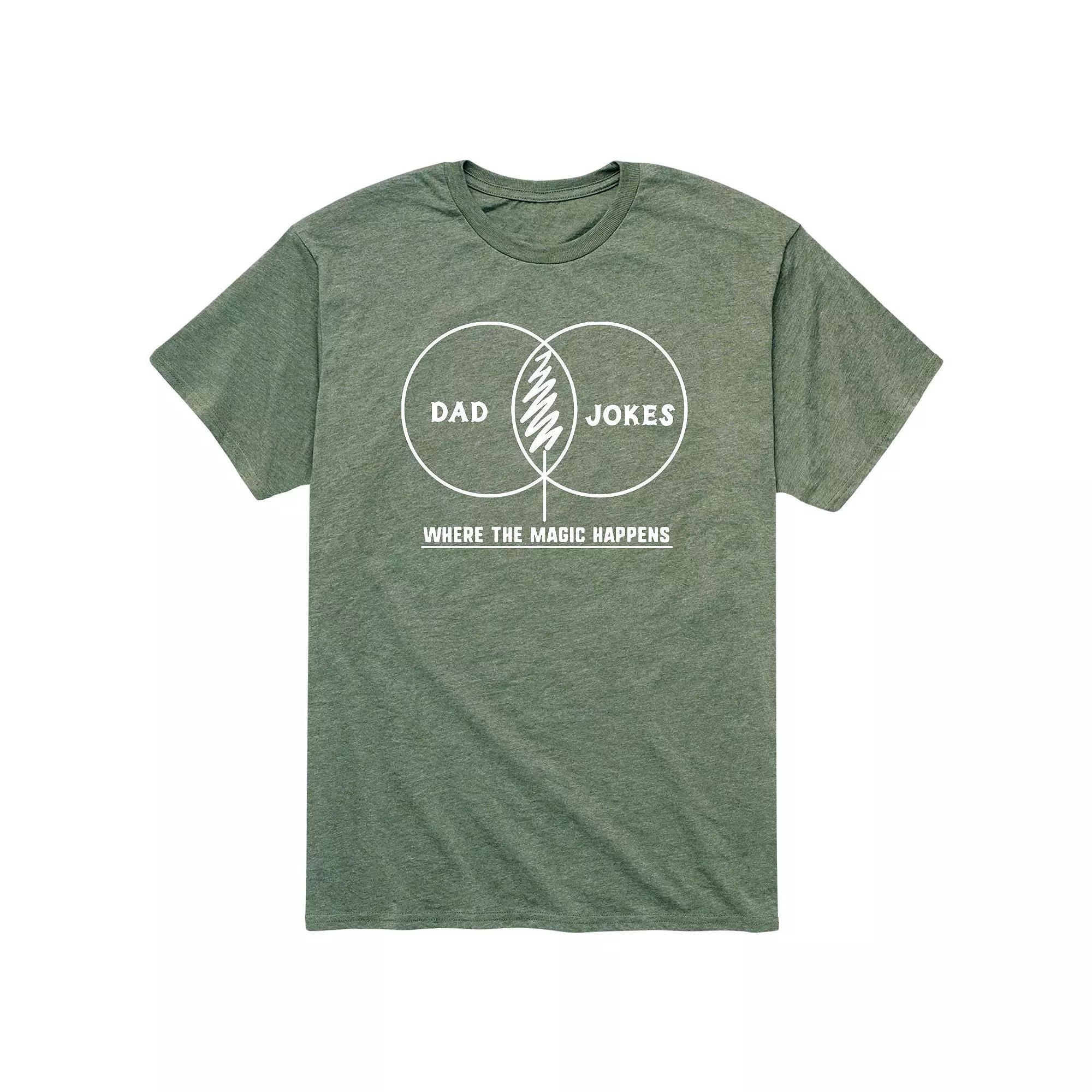 Men's Dad Joke Venn Diagram Tee,  Product Image