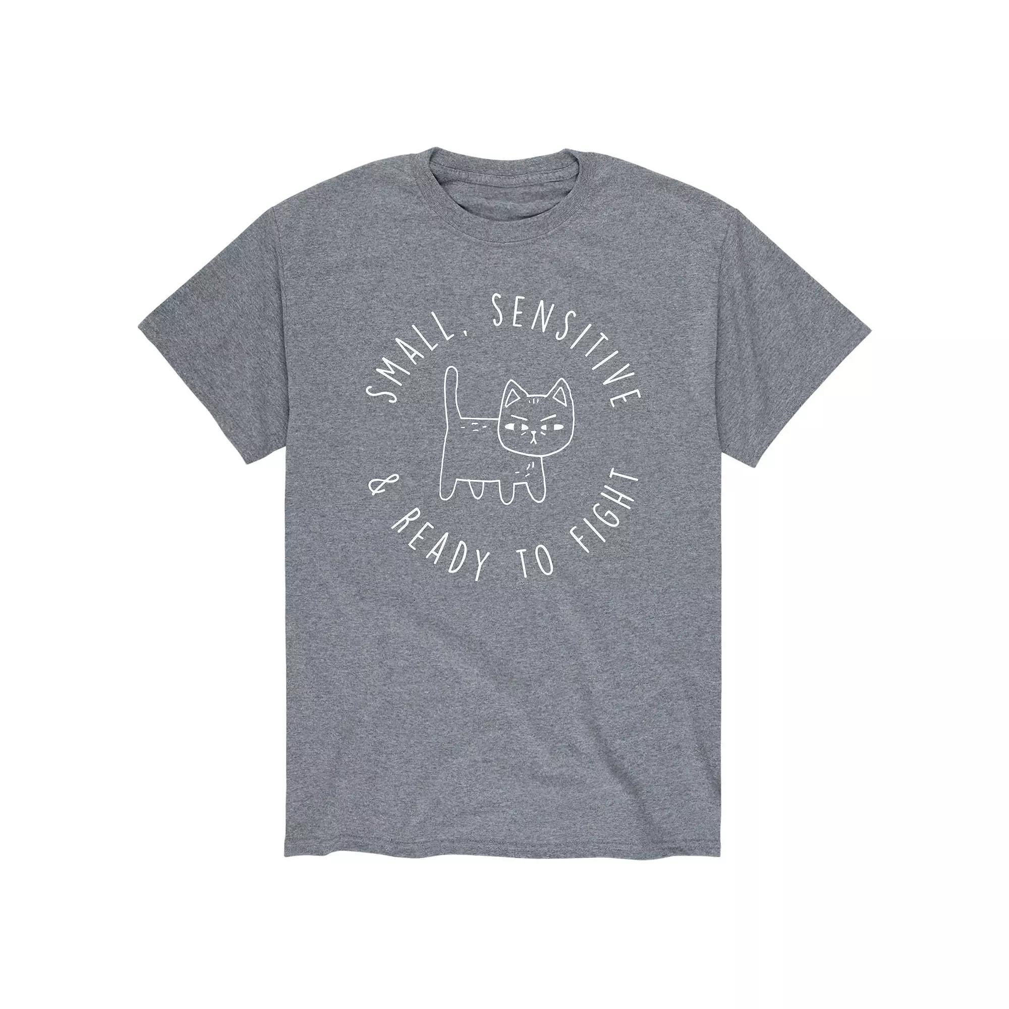 Men's Small Sensative And Ready Tee, Size: Medium, Gray Product Image